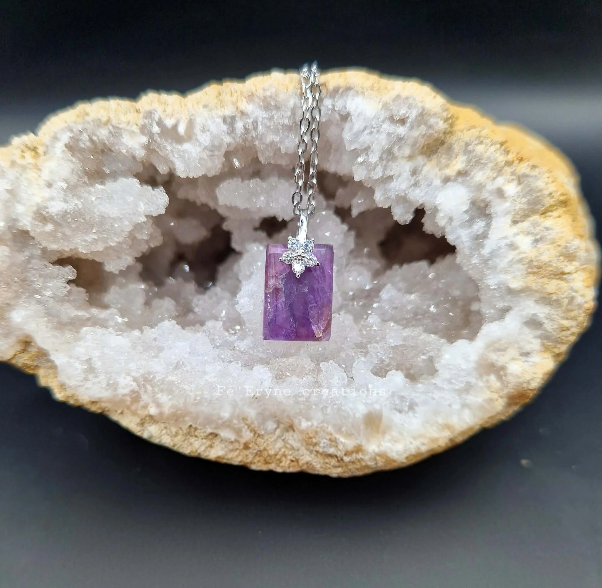 Collier Fluorite - Made in France
