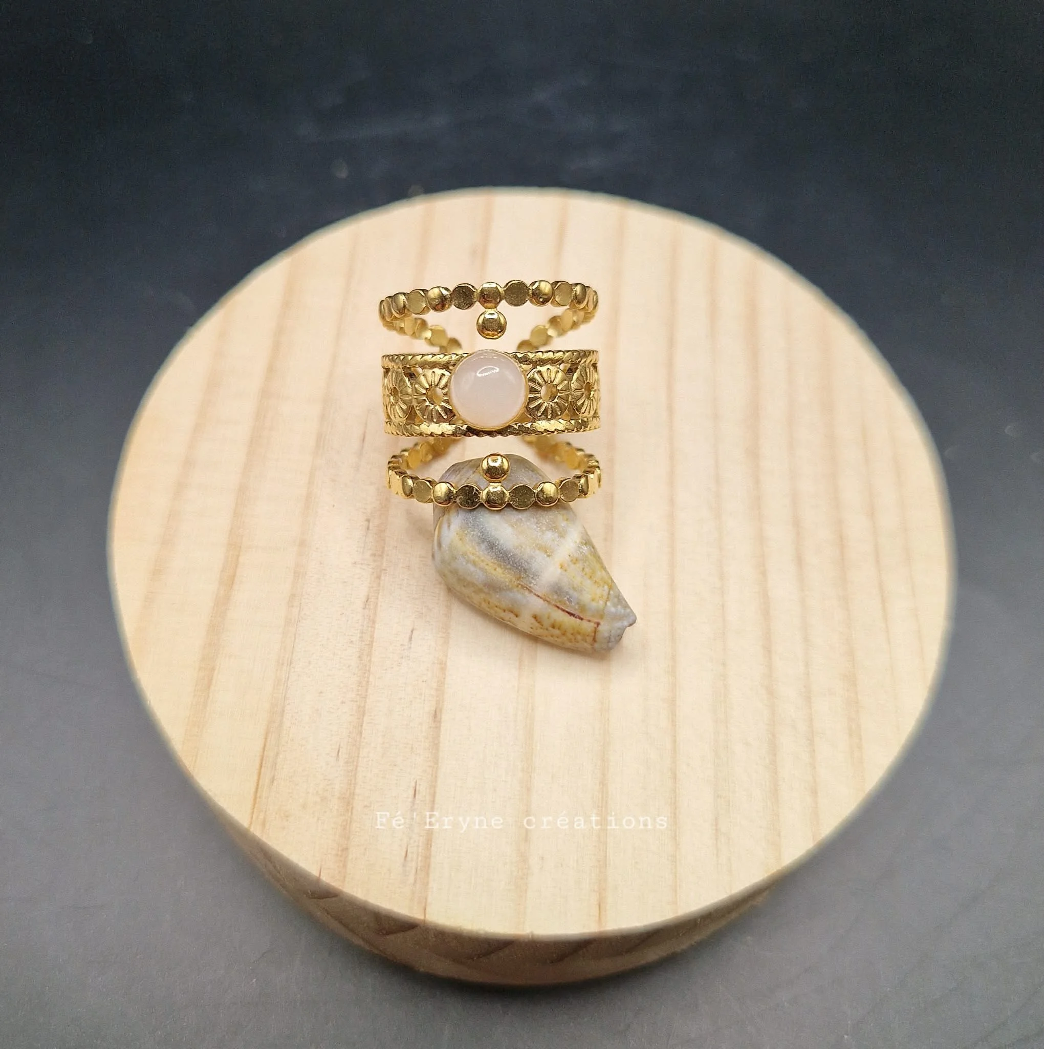 Bague Quartz rose