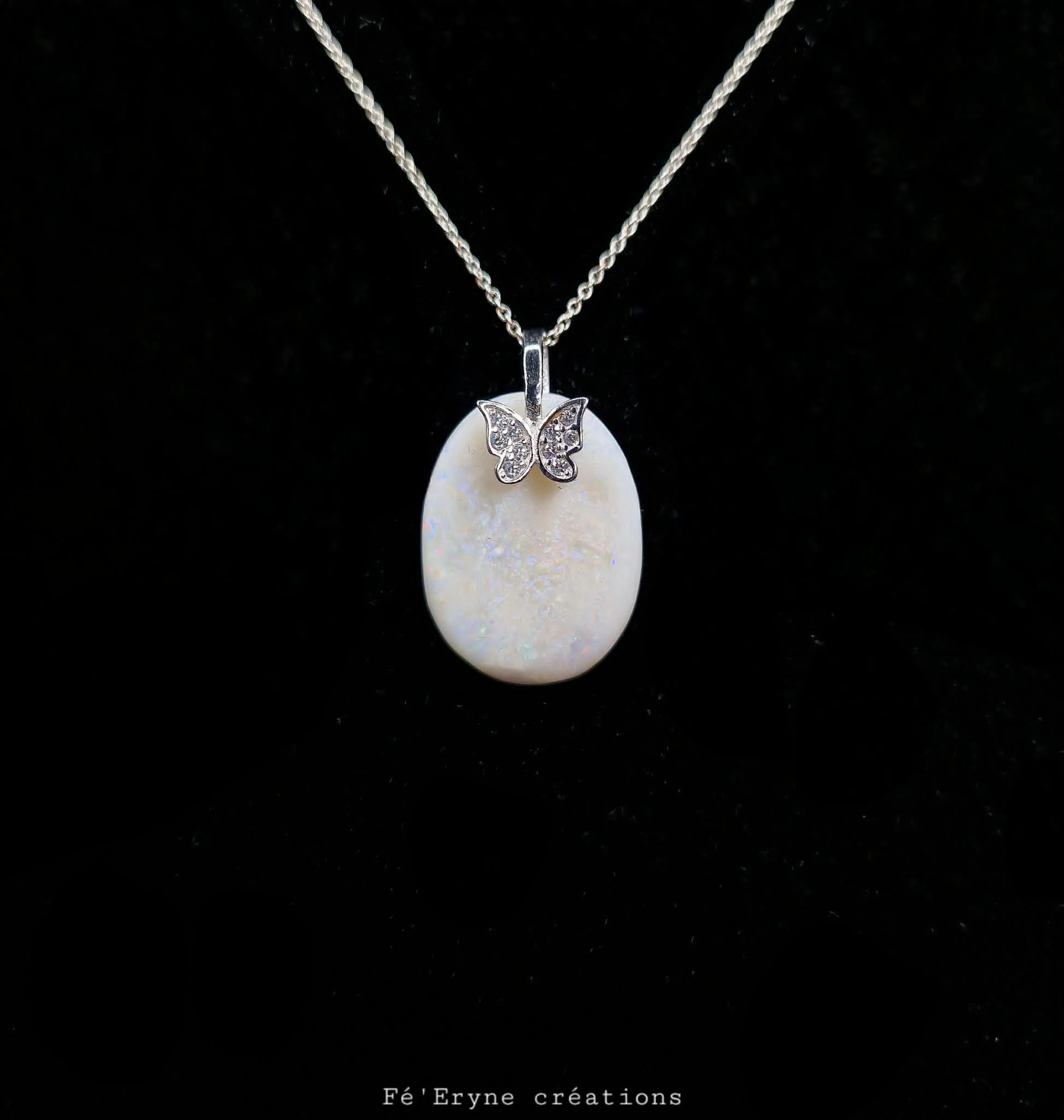 Collier Opale - Argent 925