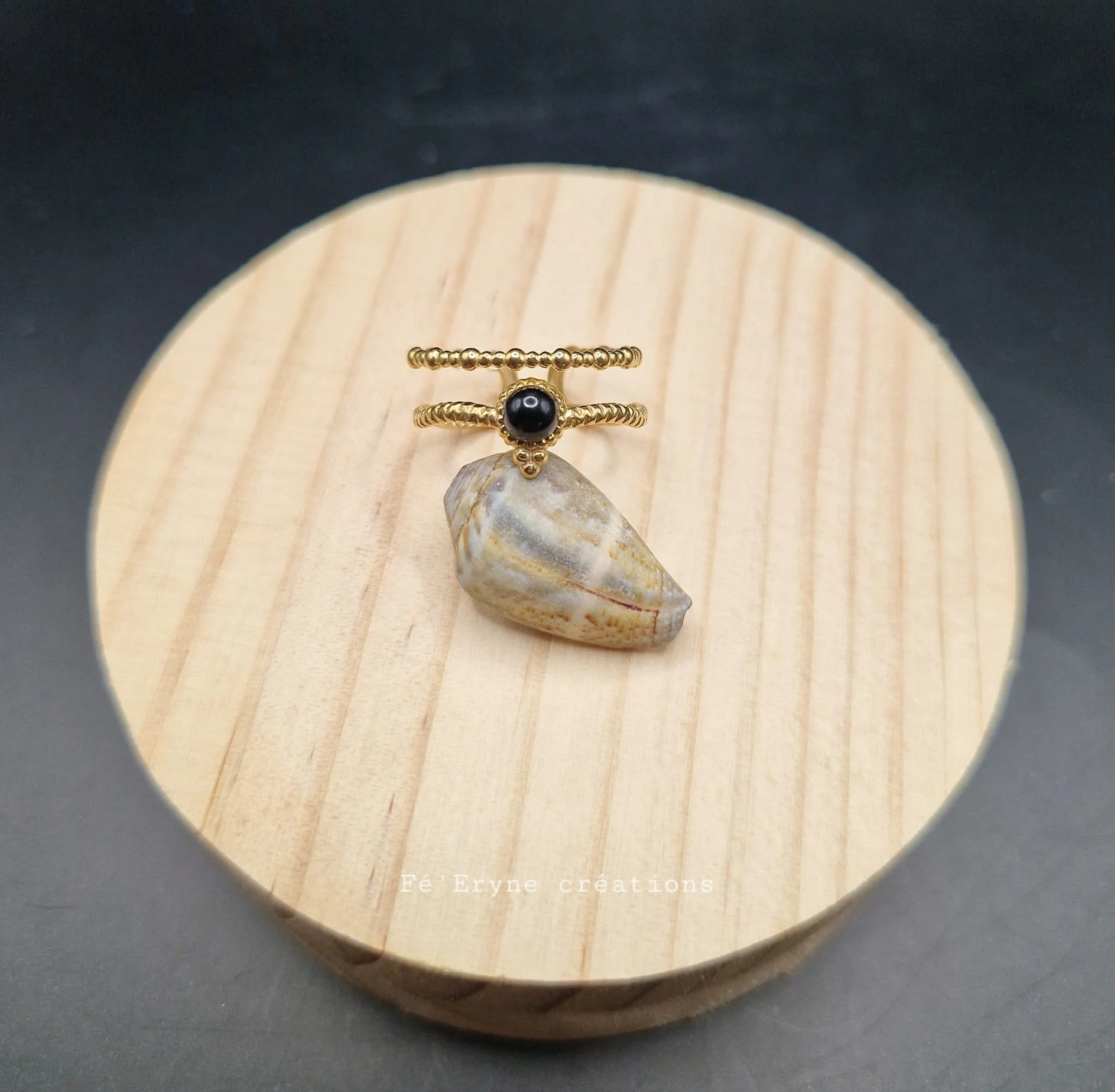 Bague Obsidienne