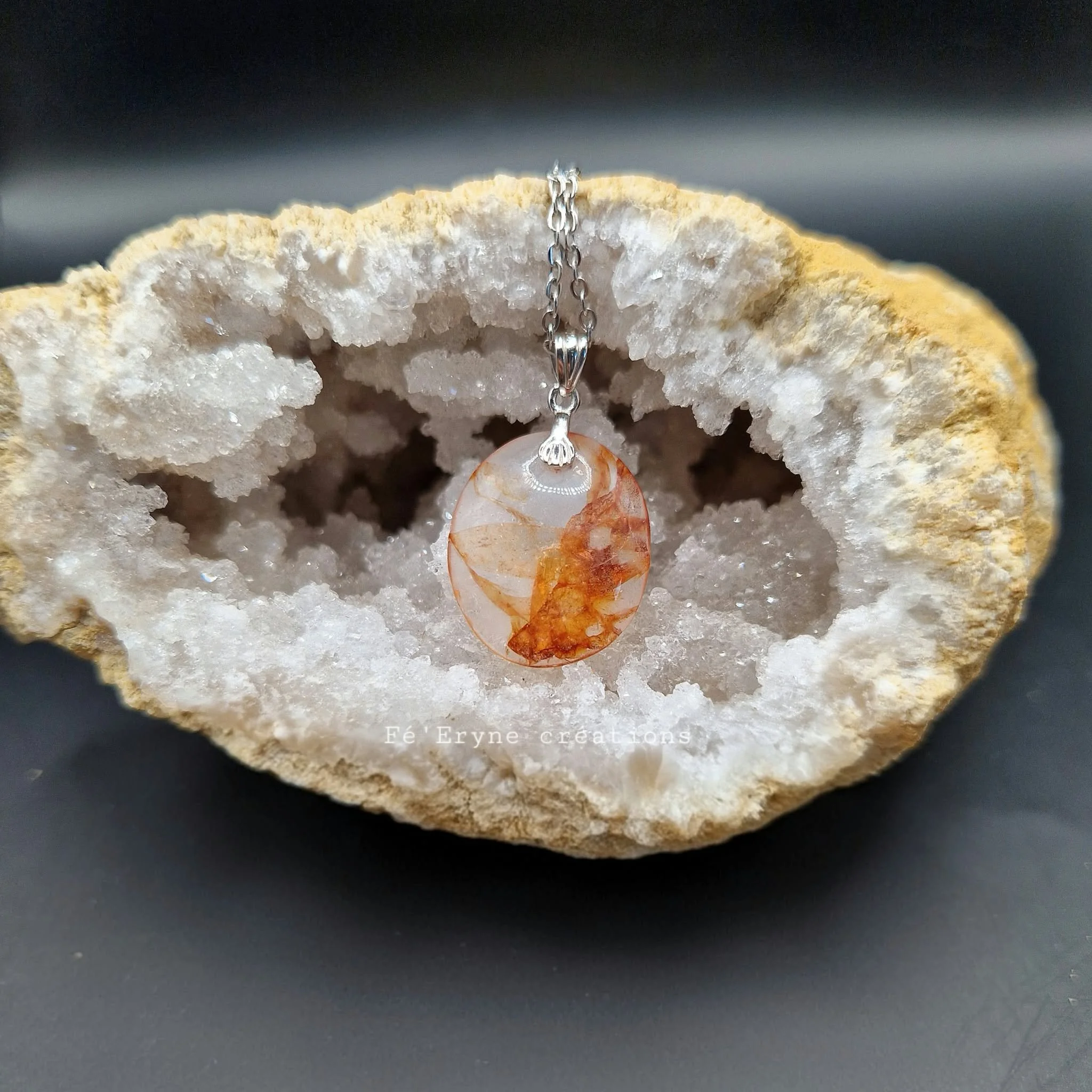 Collier Quartz Hématoide