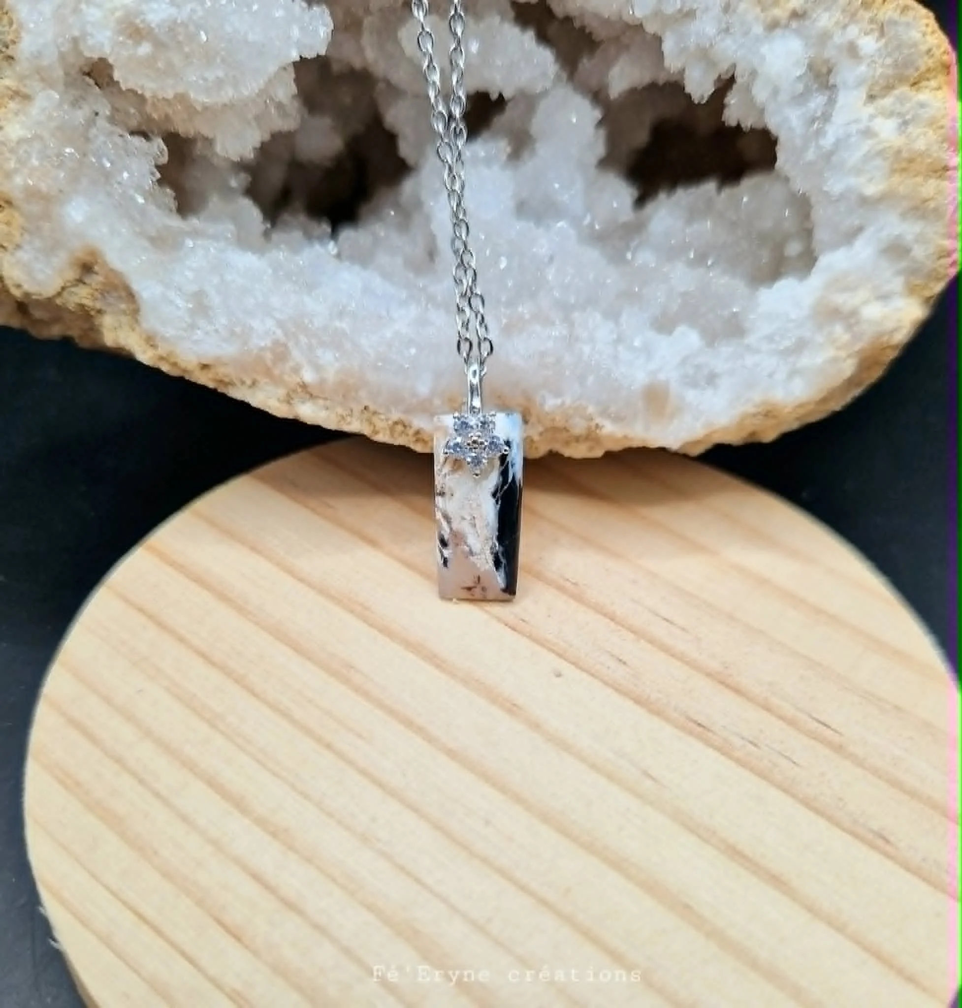 Collier Opale dendritique