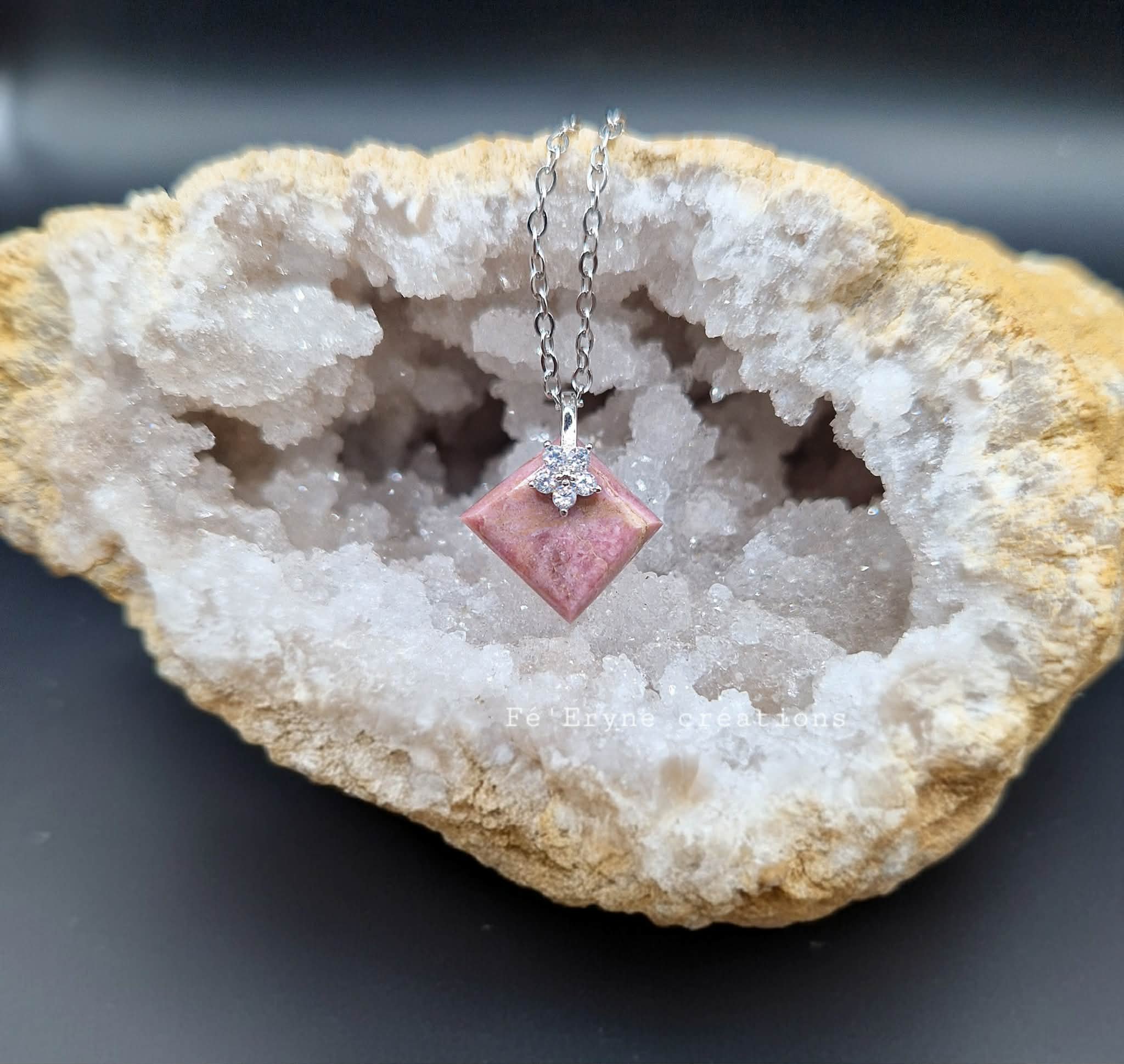 Collier Rhodonite