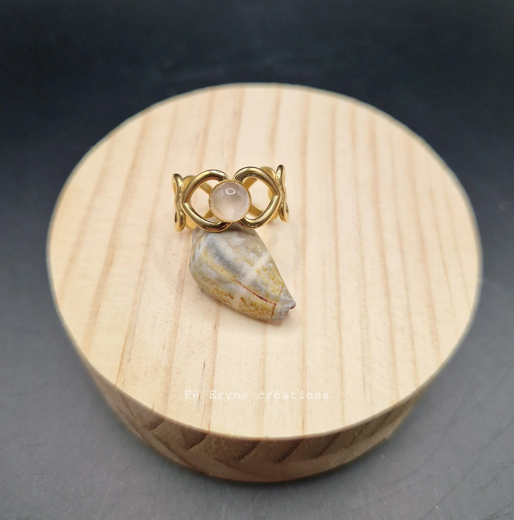 Bague Quartz rose