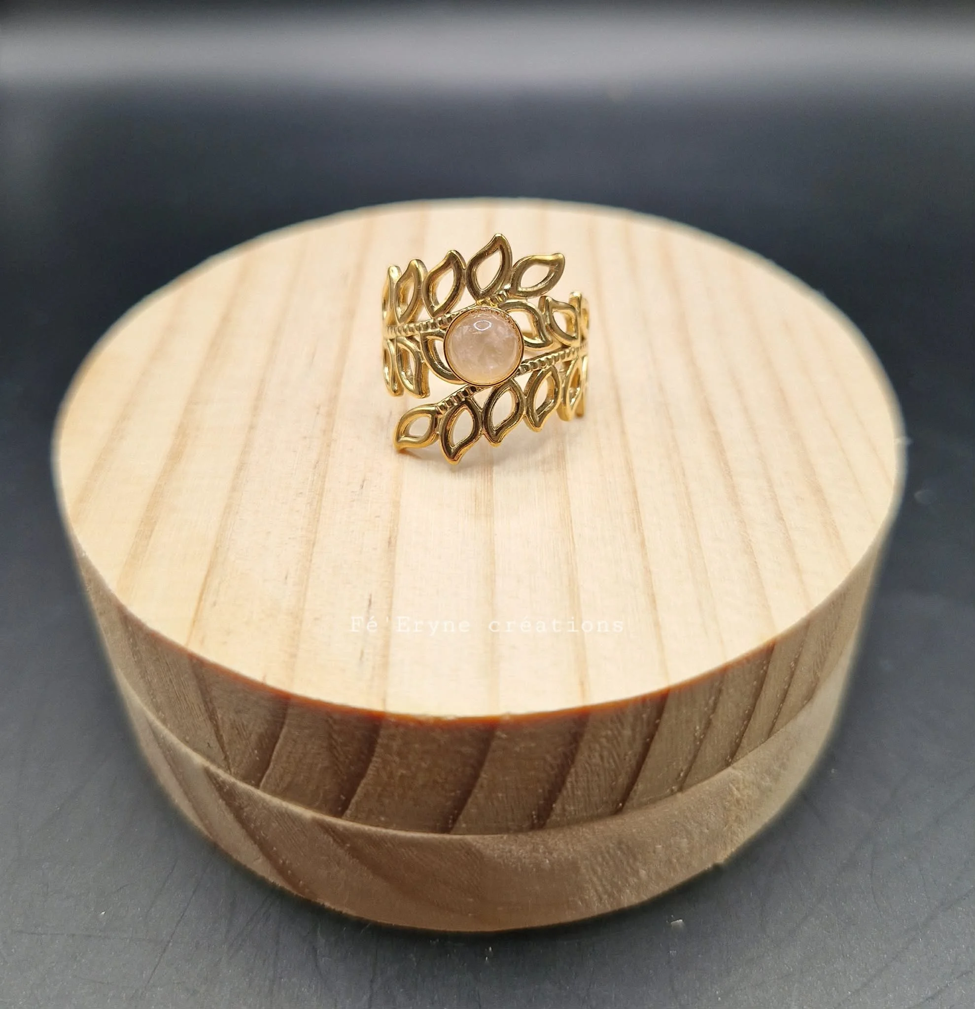 Bague Quartz rose