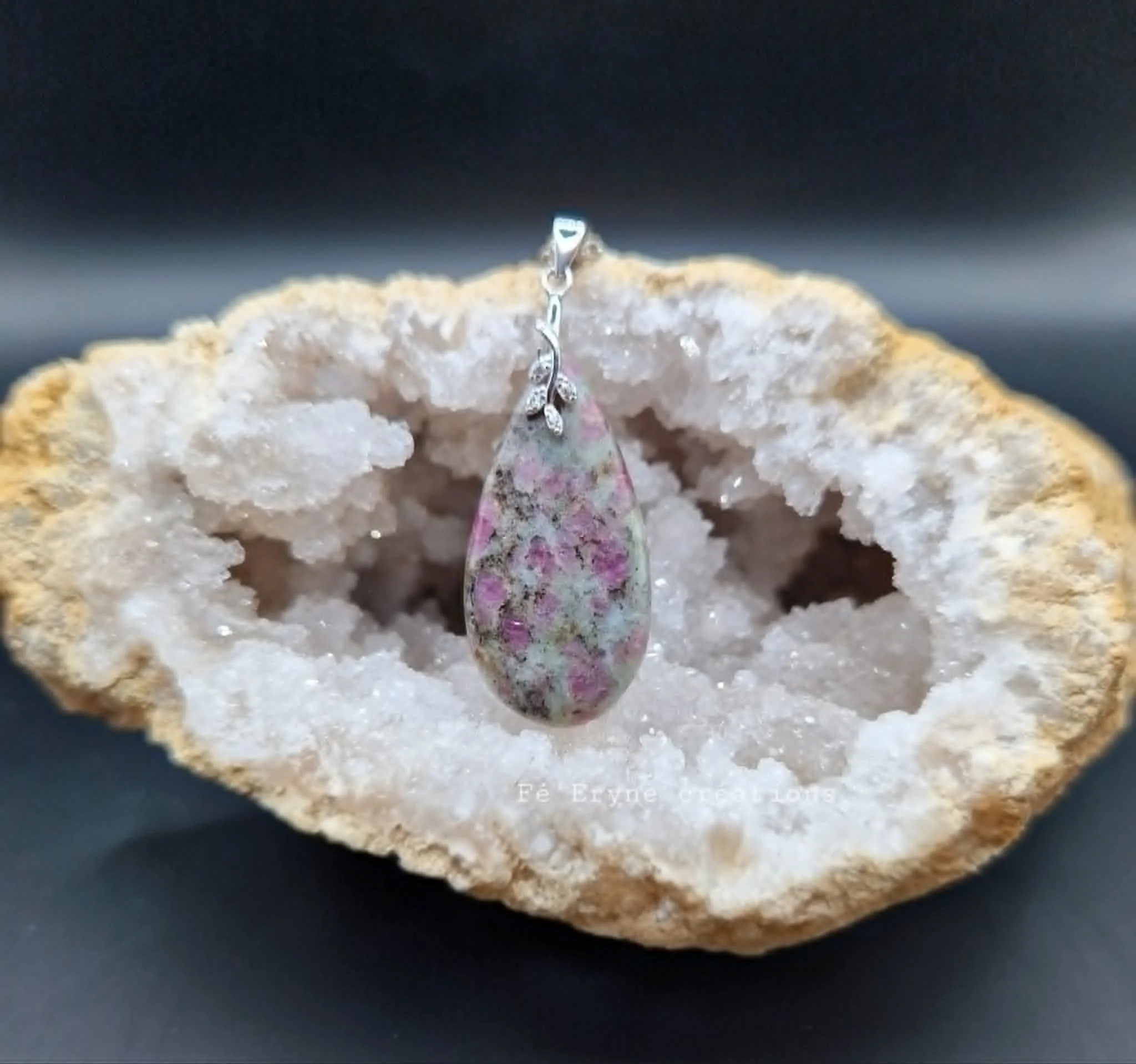 Collier Rubis Fushite