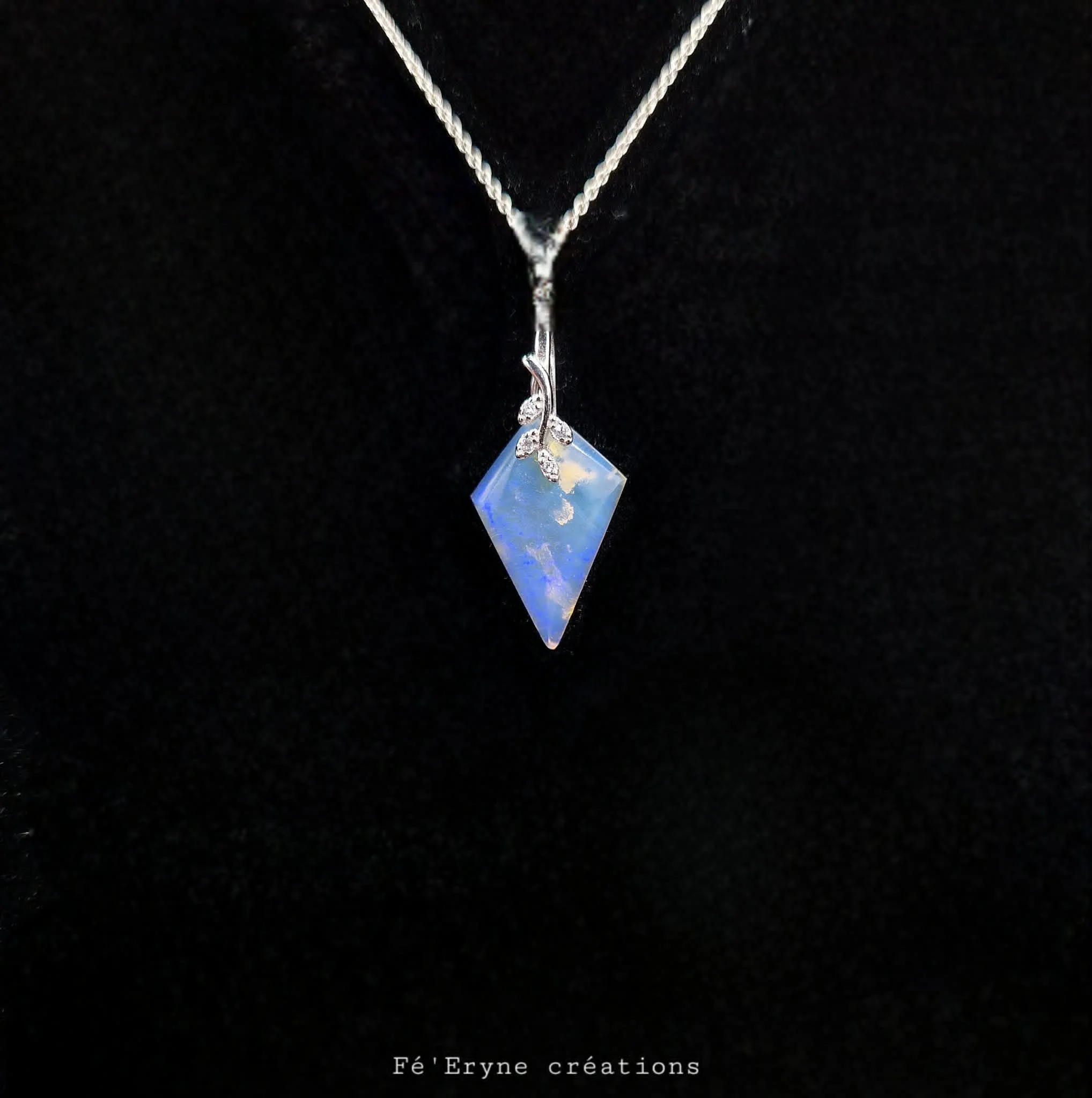 Collier Opale - Argent 925