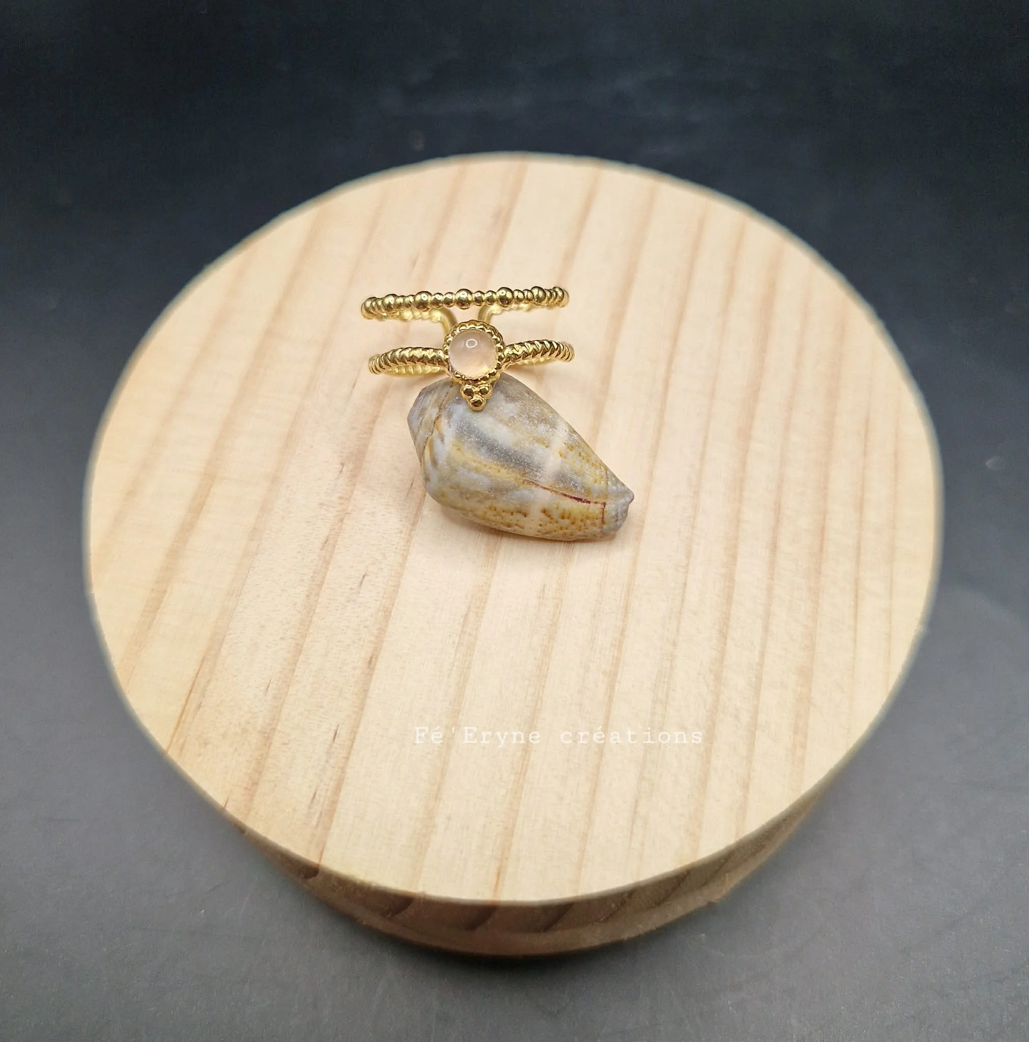 Bague Quartz rose