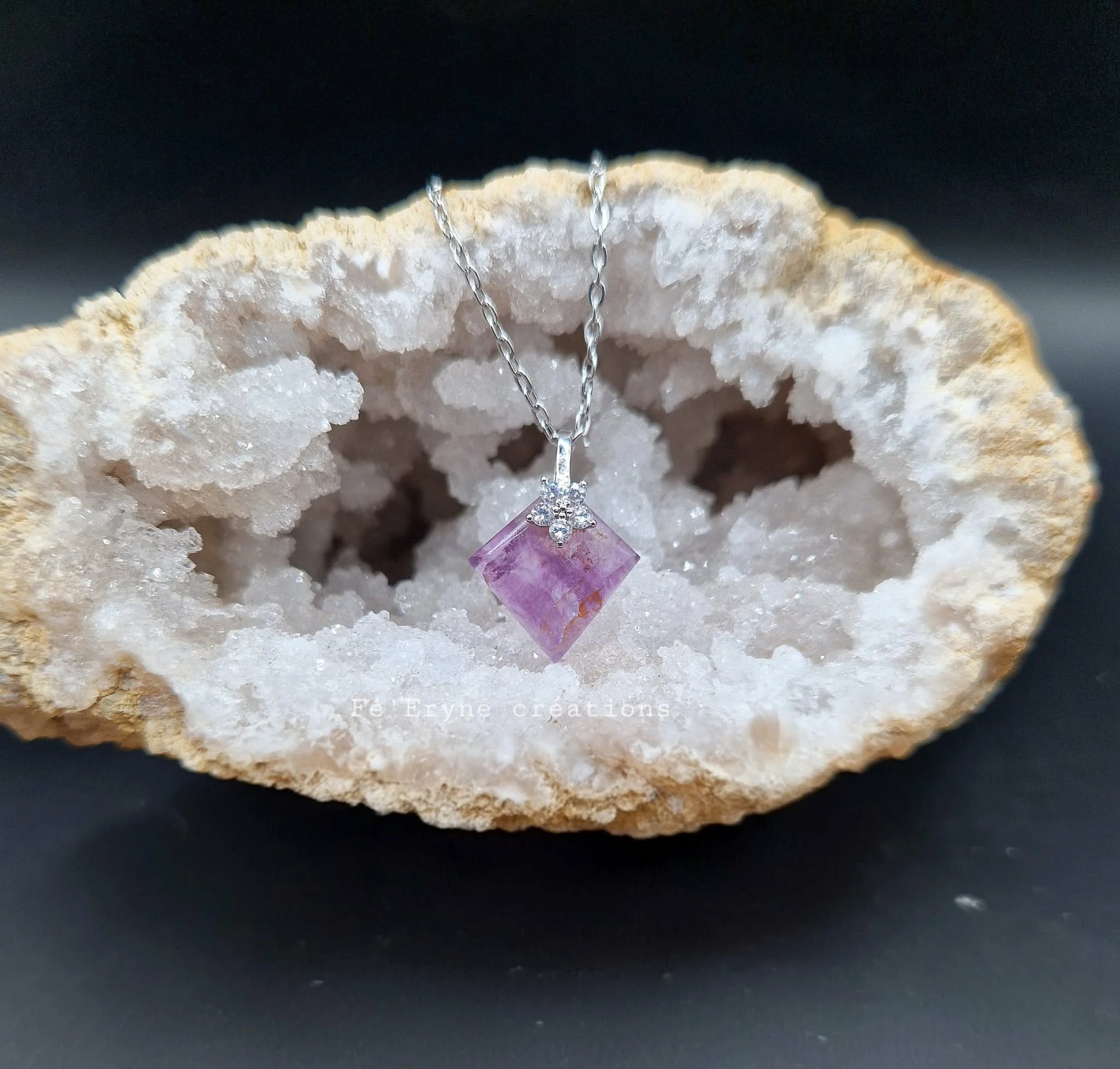 Collier Fluorite - Made in France