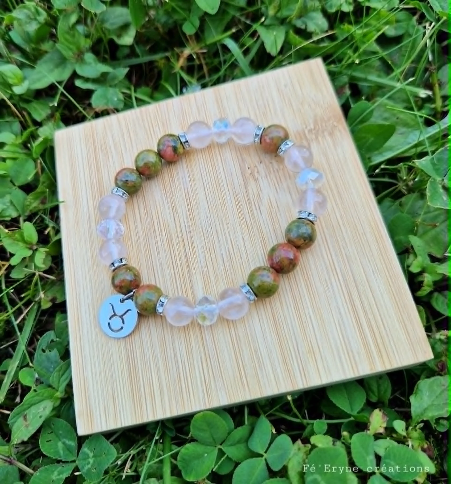 Bracelet astro "Taureau" - pierres naturelles