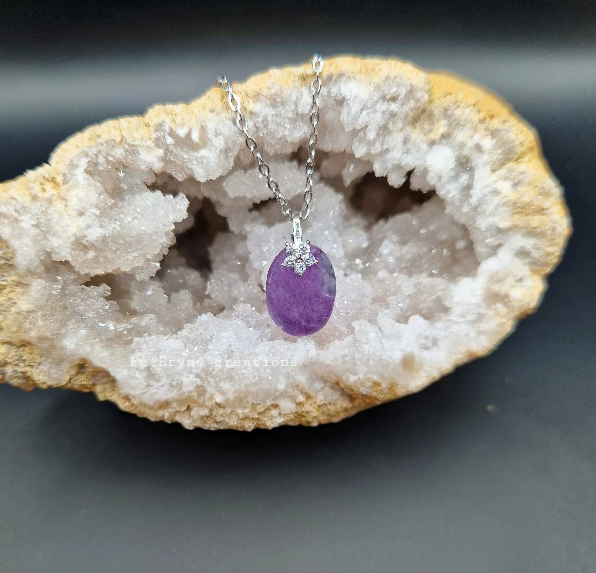 Collier Fluorite - Made in France