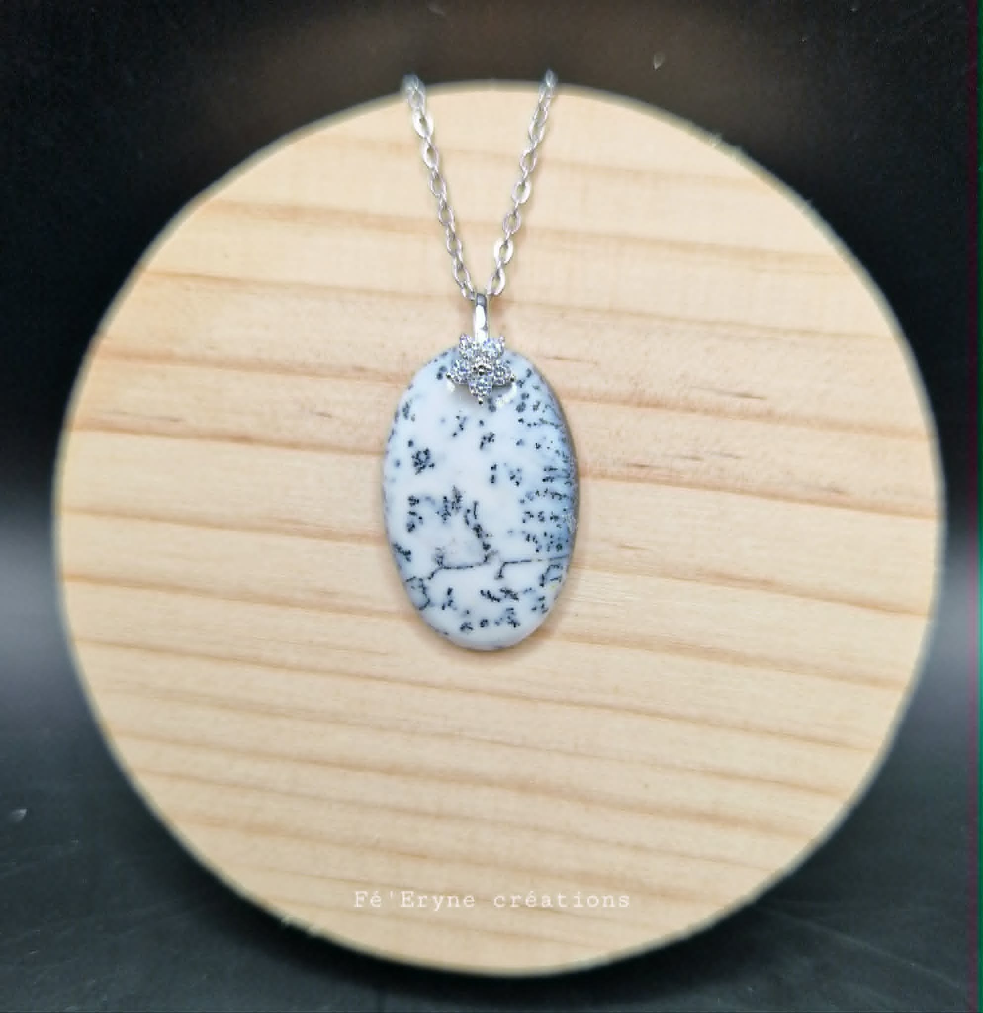 Collier Opale dendritique