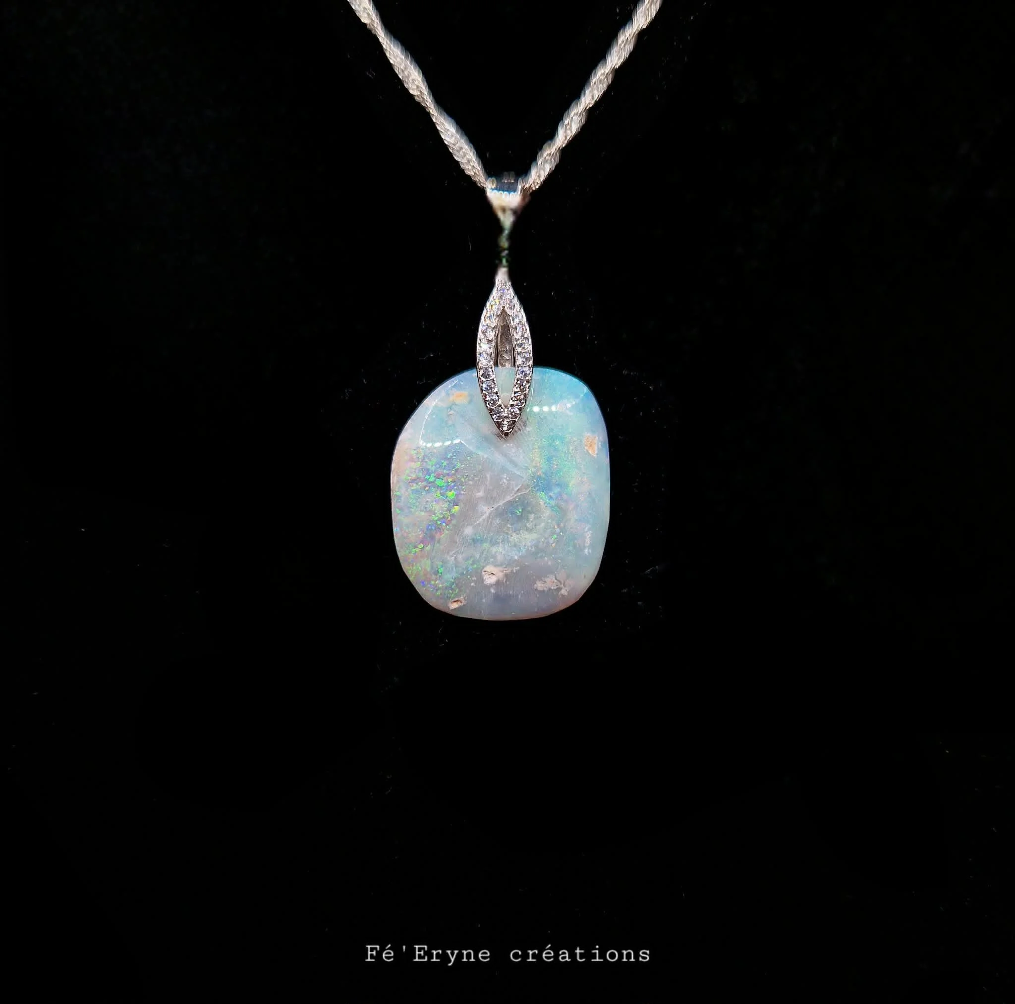Collier Opale - Argent 925
