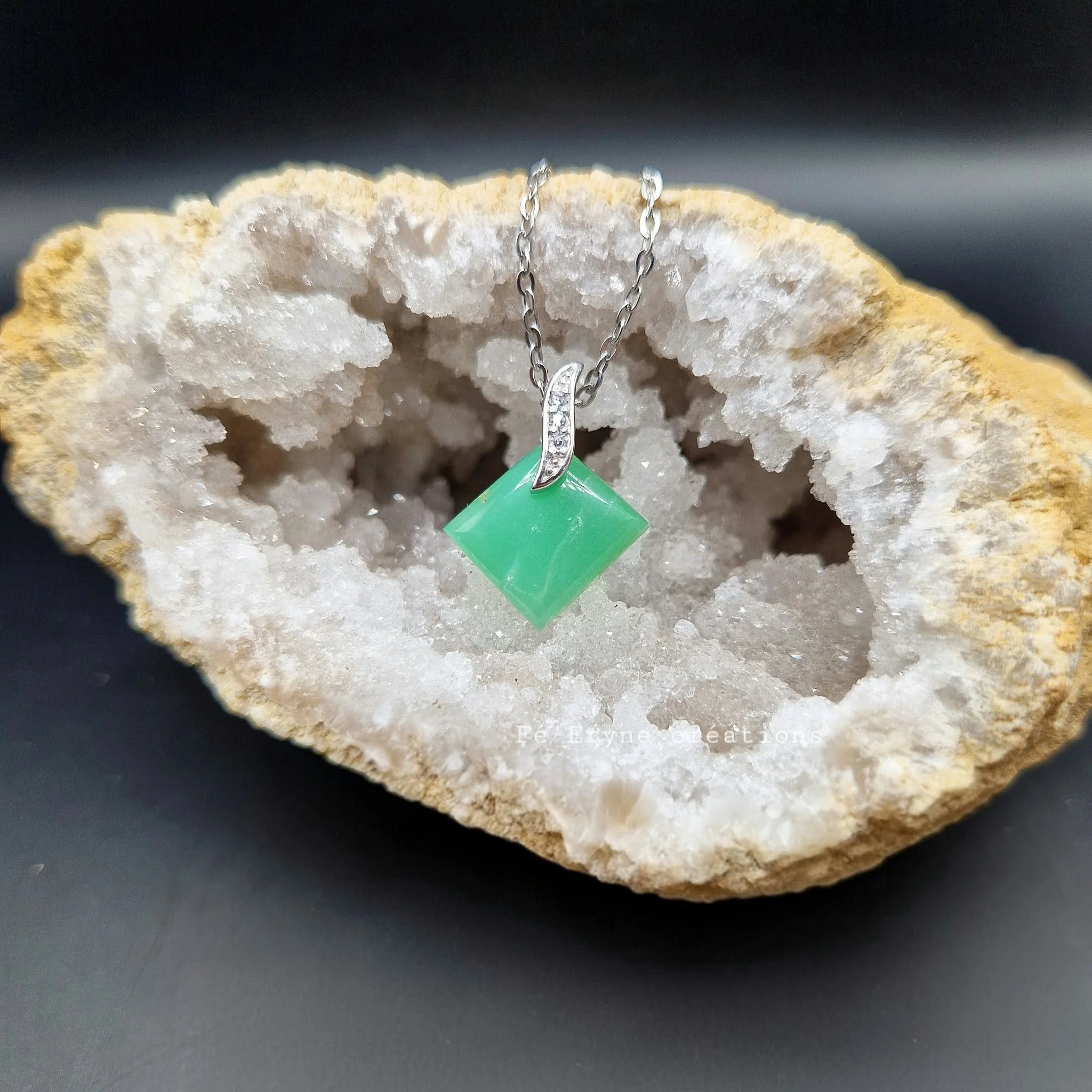 Collier Chrysoprase