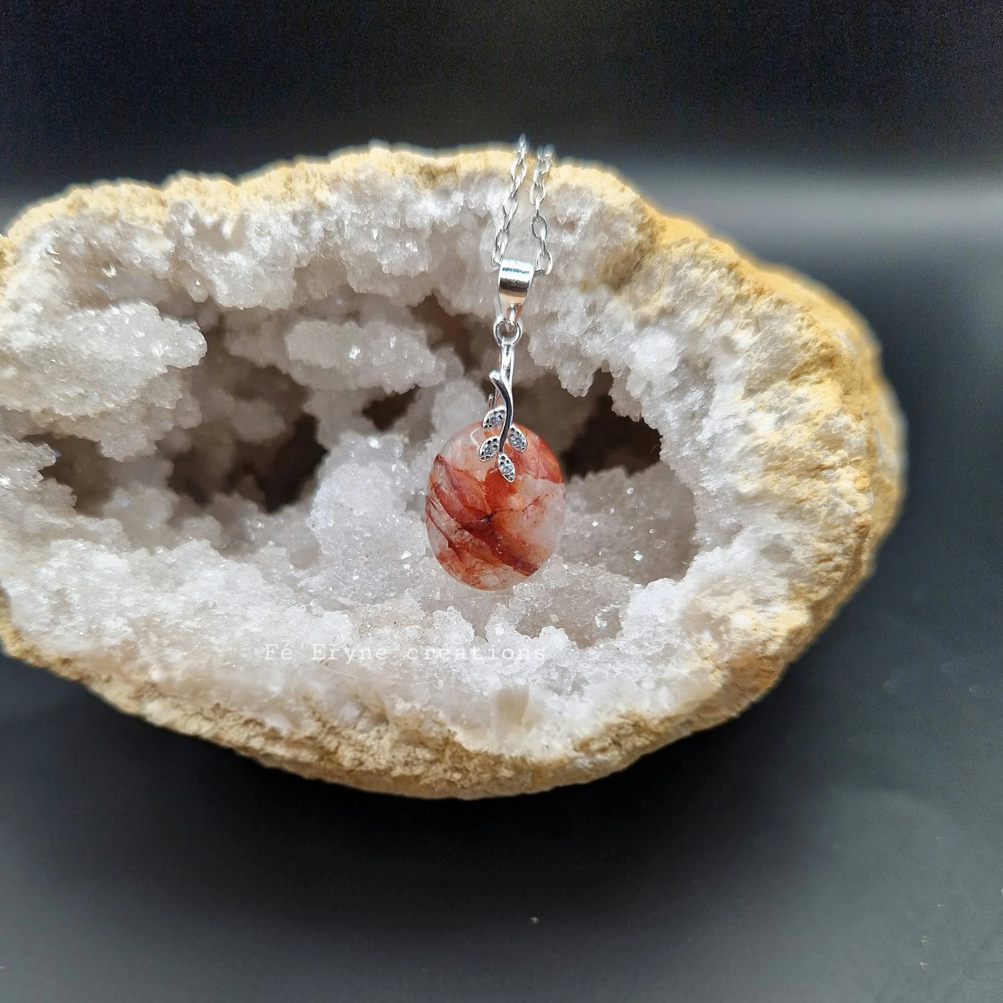 Collier Quartz Hématoide