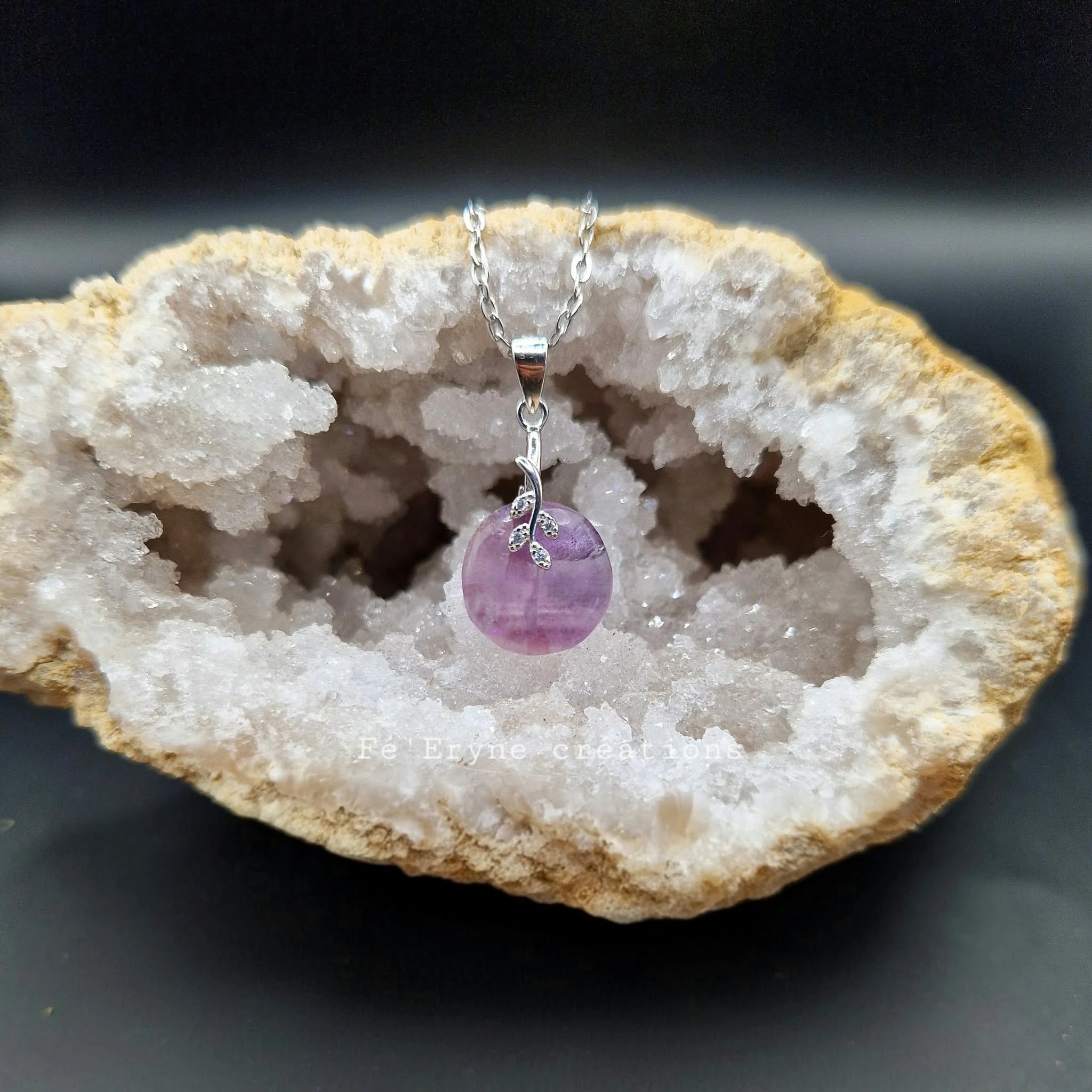 Collier Fluorite française