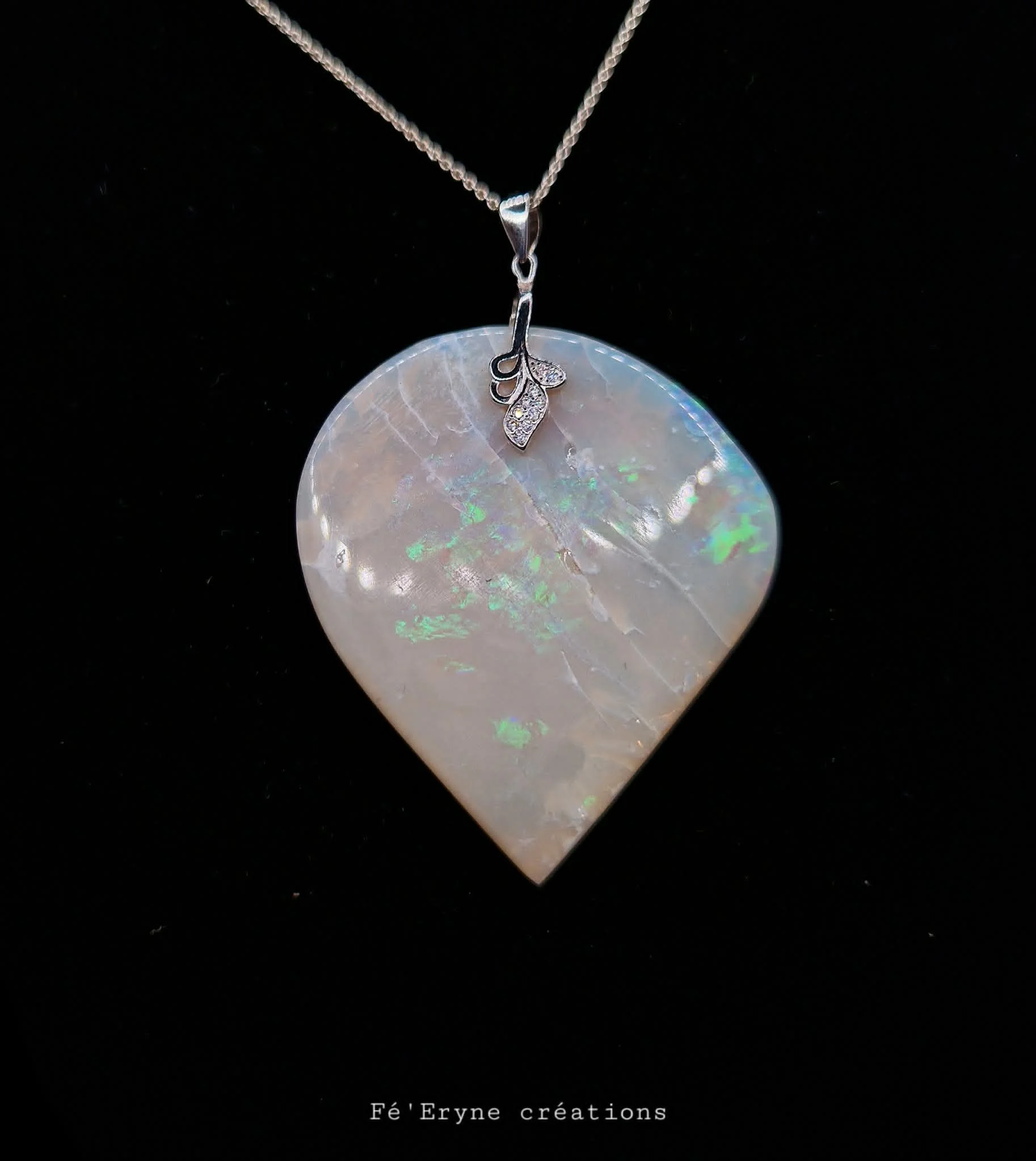 Collier Opale - Argent 925