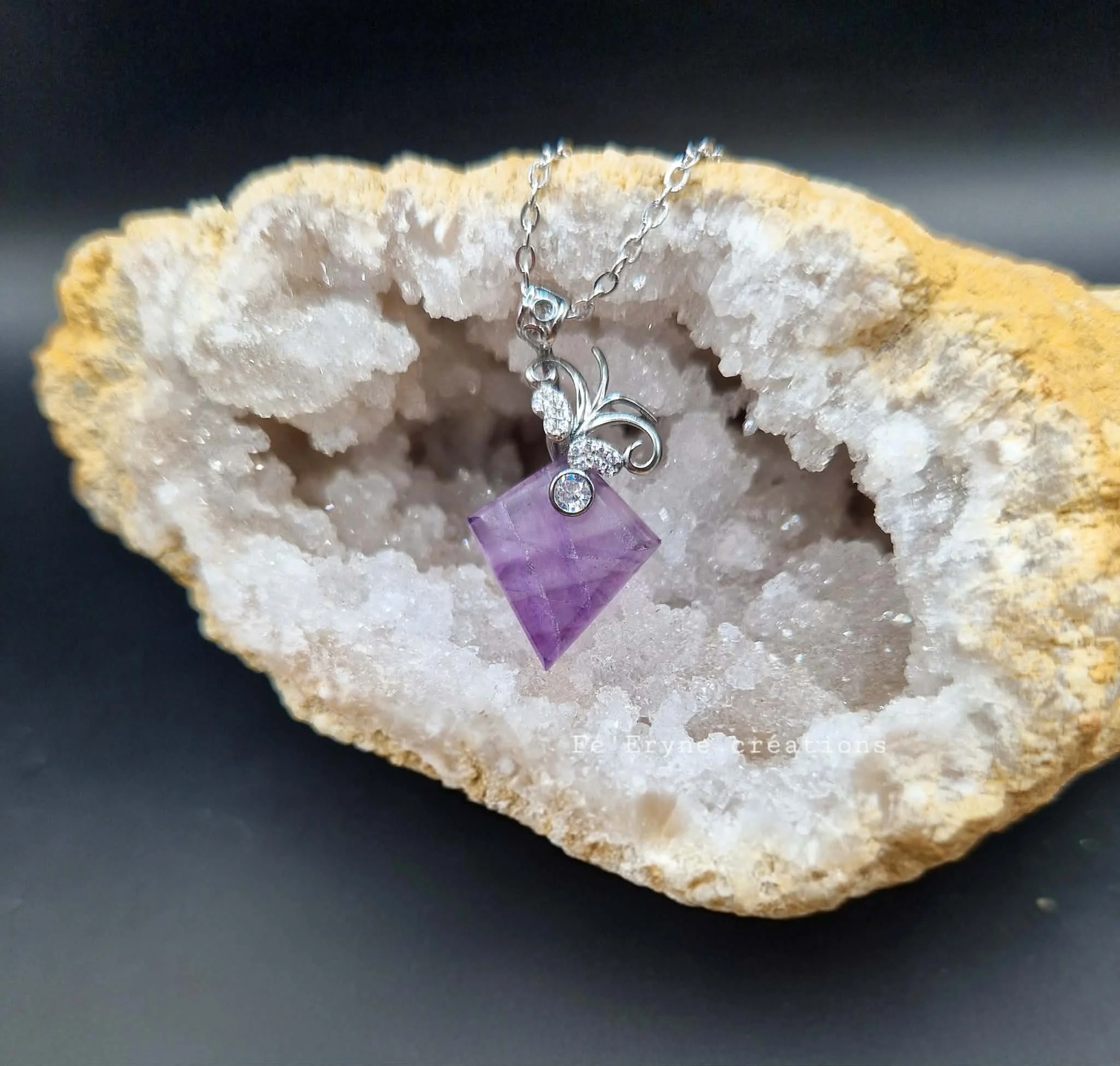 Collier Fluorite - Made in France