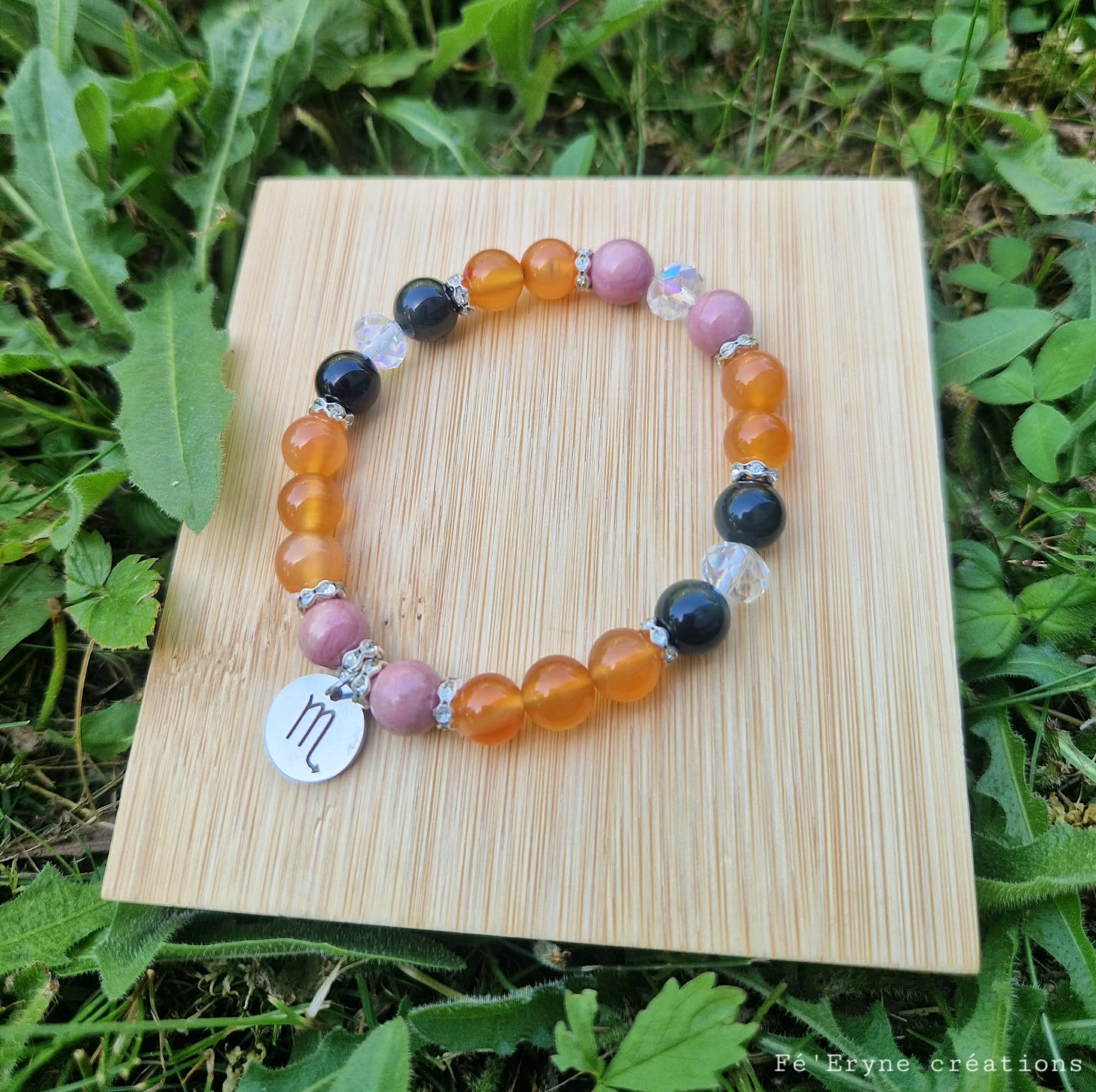 Bracelet astro "Scorpion" - pierres naturelles