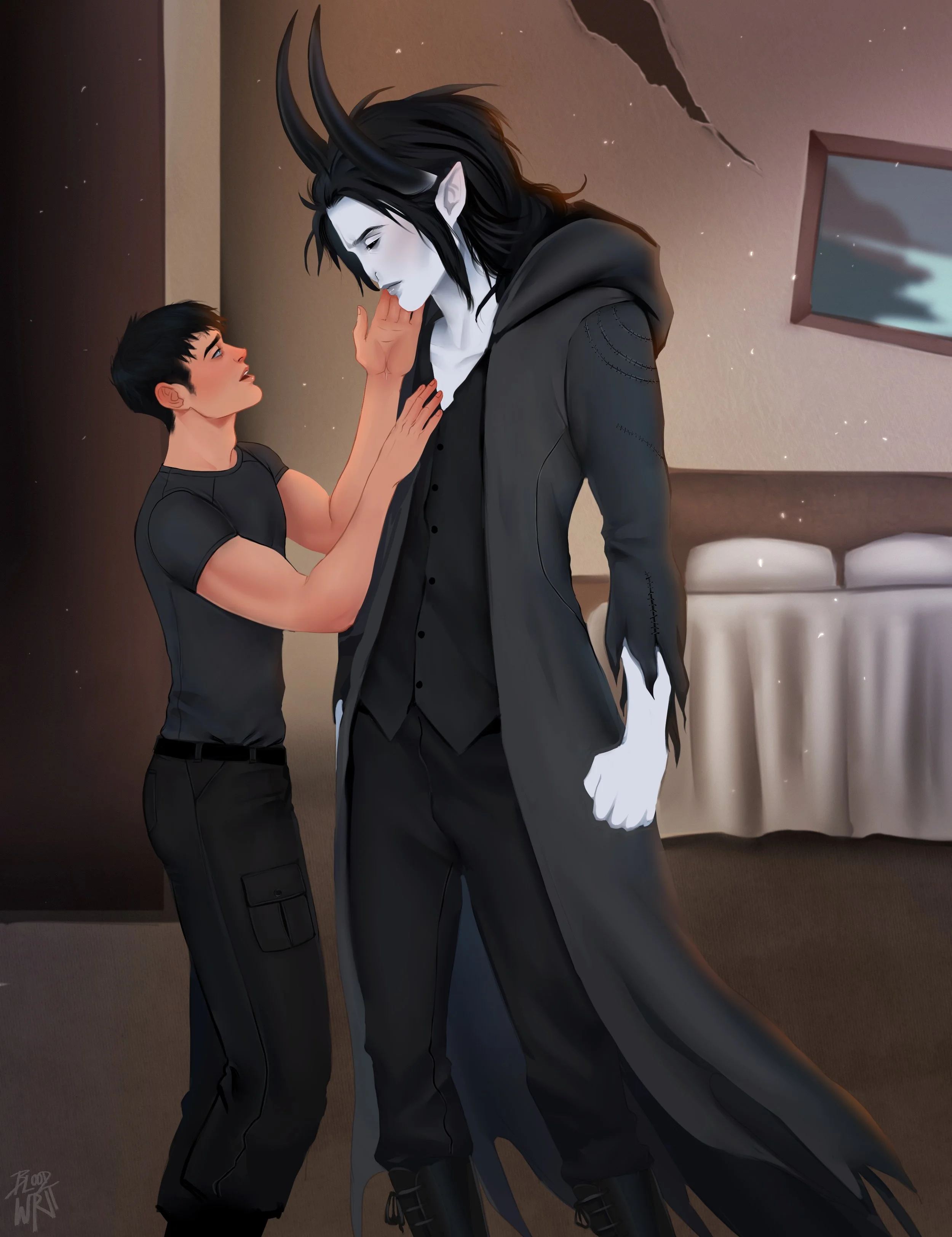 Wyn and Danny from Soul Eater by Lily Mayne. Art by Vic (linked below)