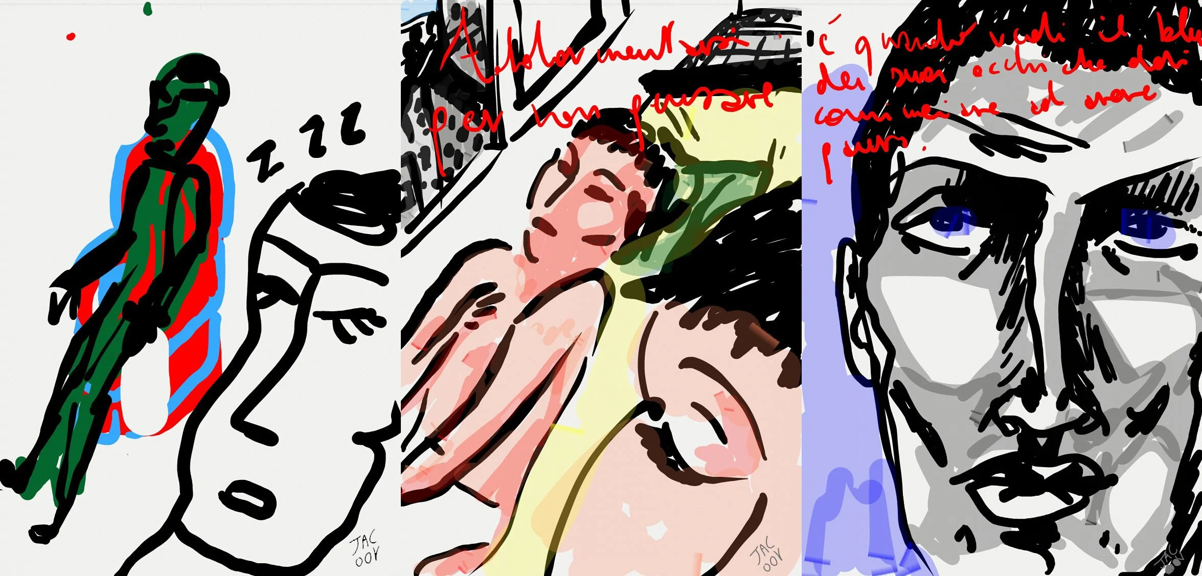 sleeping in order not to think