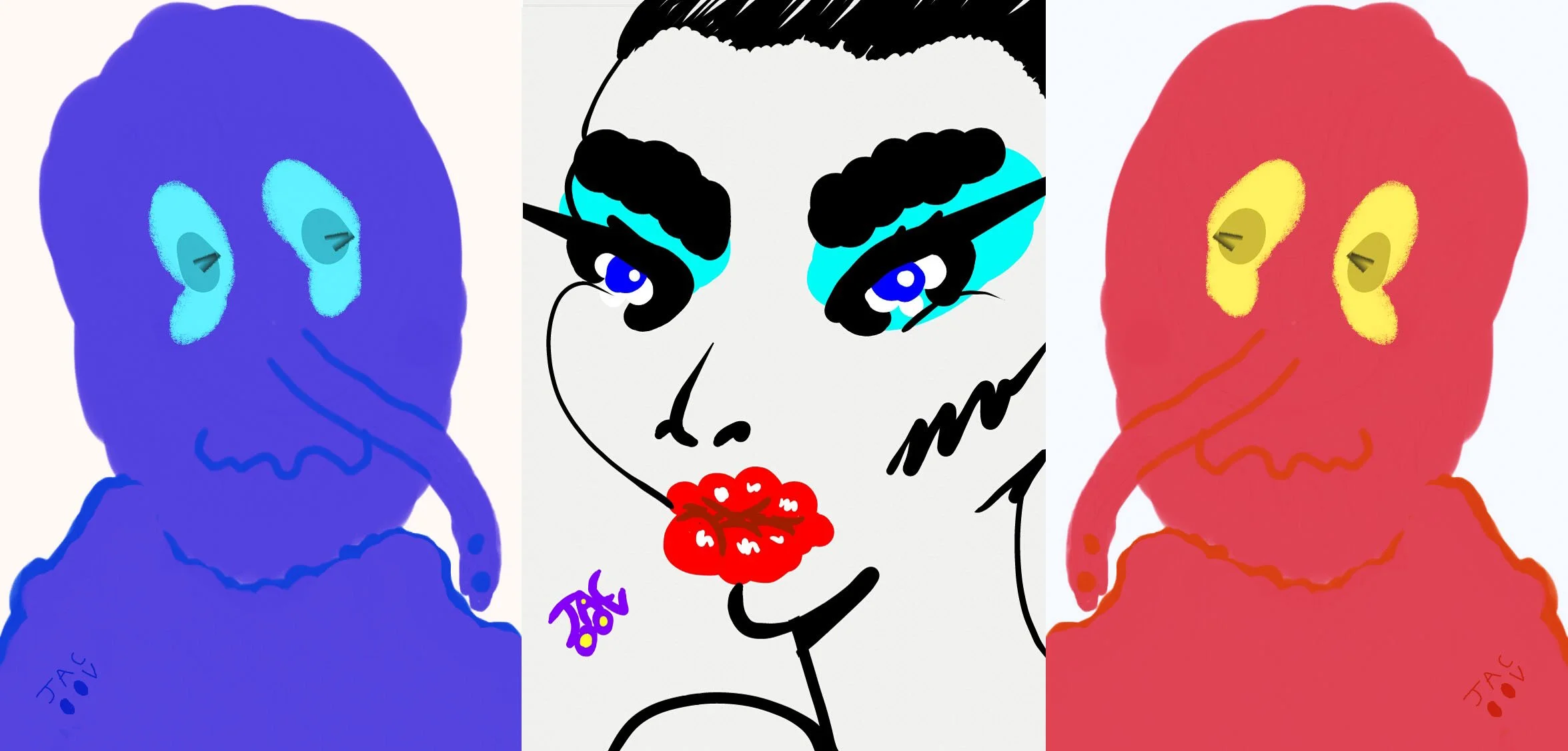 She's too hot for you, you freak