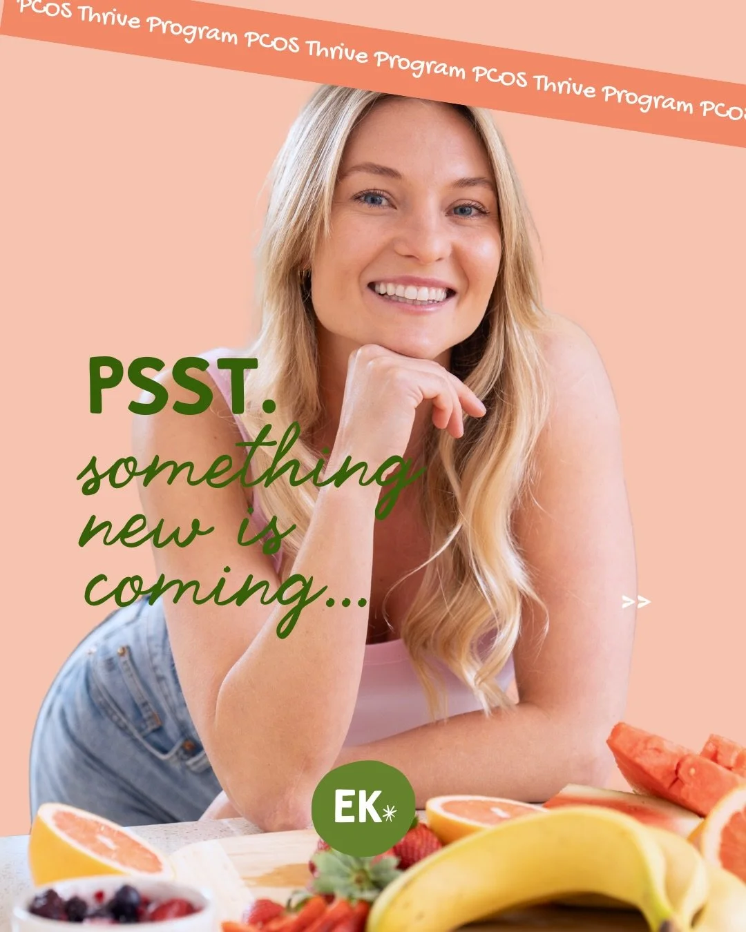 Coming in hot in MAY👀 

Get on the waitlist now&hellip; 

If you&rsquo;re sick of feeling confused and overwhelmed with PCOS then this is the structure and plan you need to actually see results. 

Comment PCOS for all the deets 

#pcosdietitian #pco