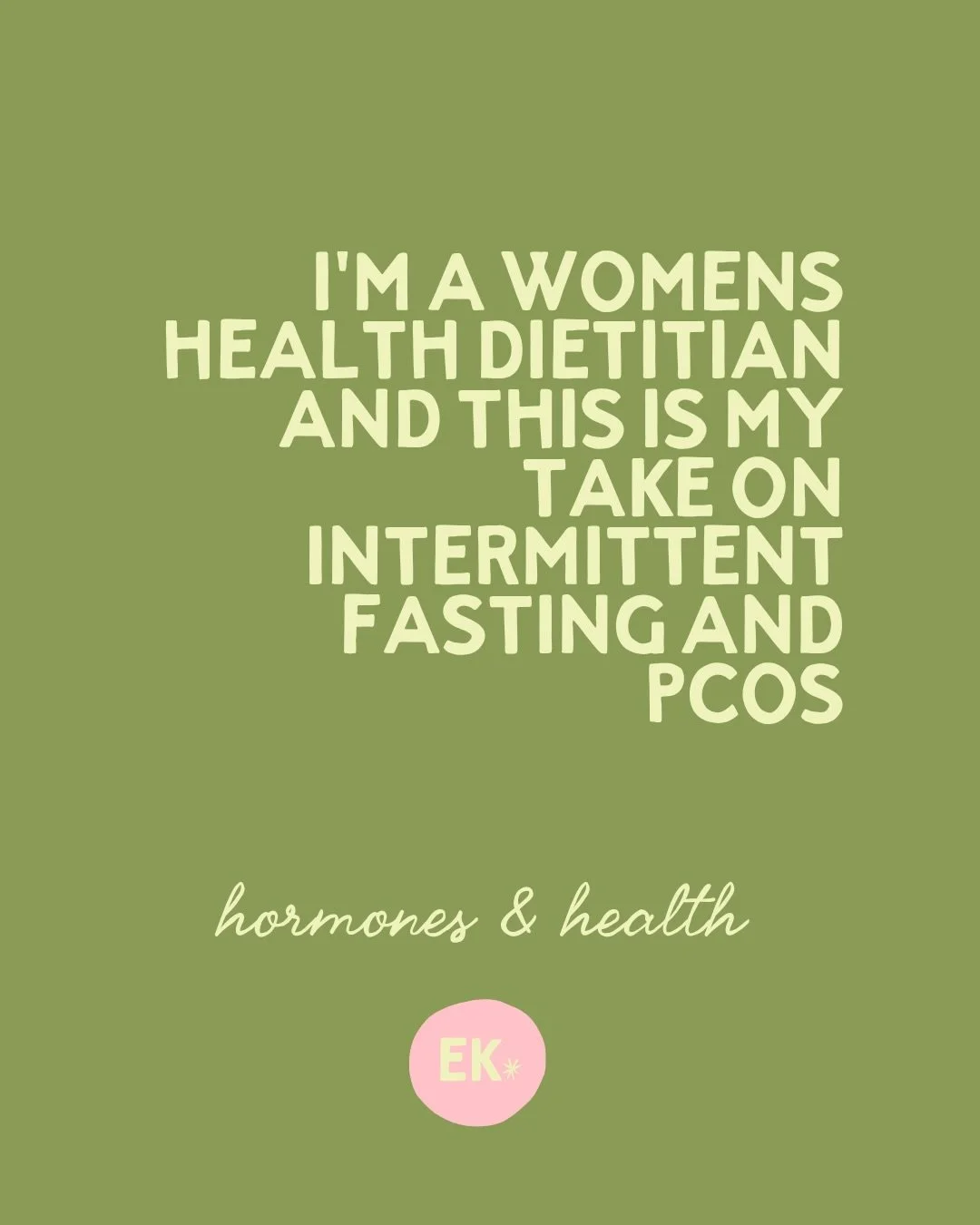 PCOS and fasting? There&rsquo;s a right and a wrong way for hormonal health 🌞