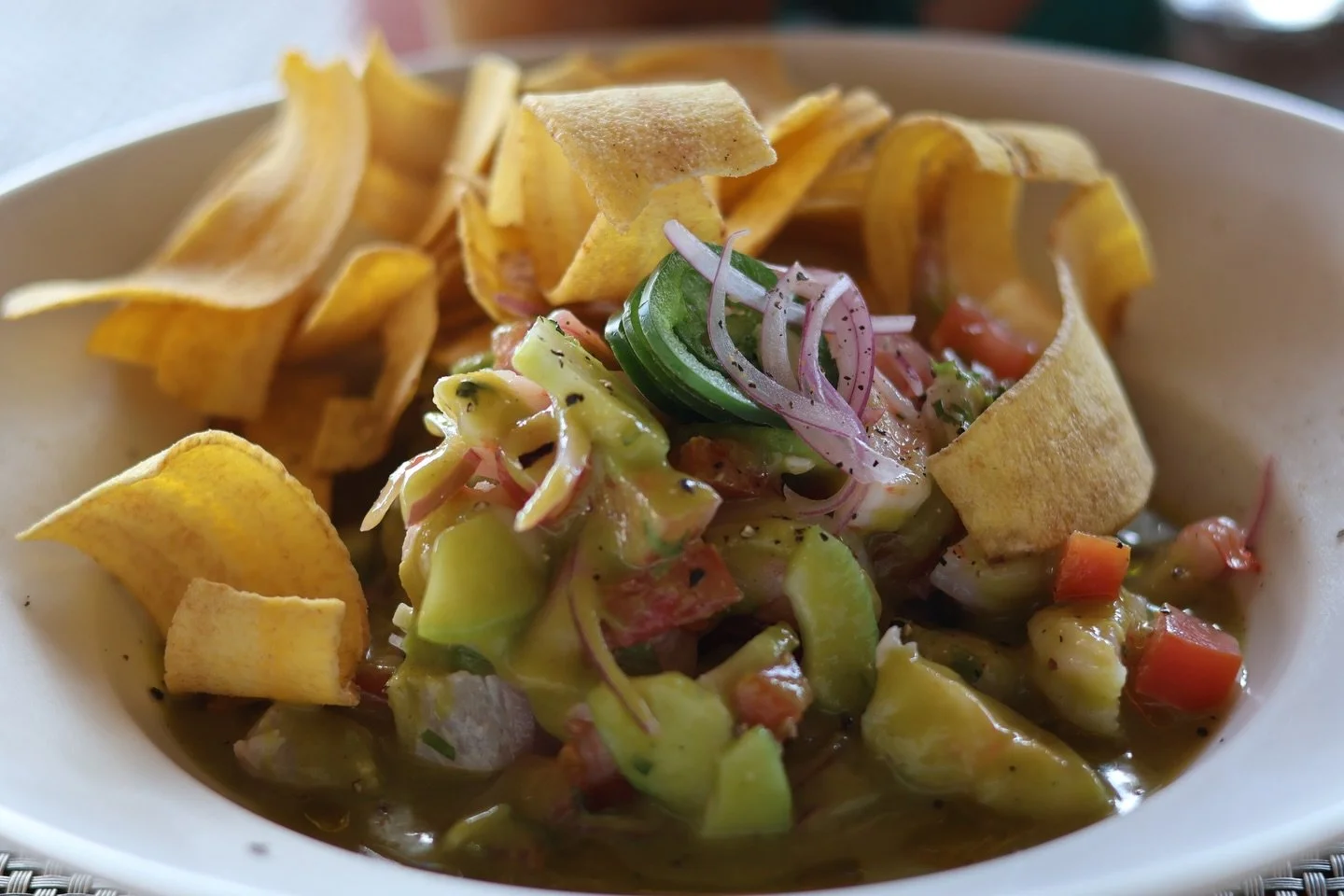 El Salvador 🌊

A mix of fish, traditional food and American influenced meals. We went down to the local resto a couple nights for some Pupusas (photo 6). 

Ceviche by the sea was my fav though 💙