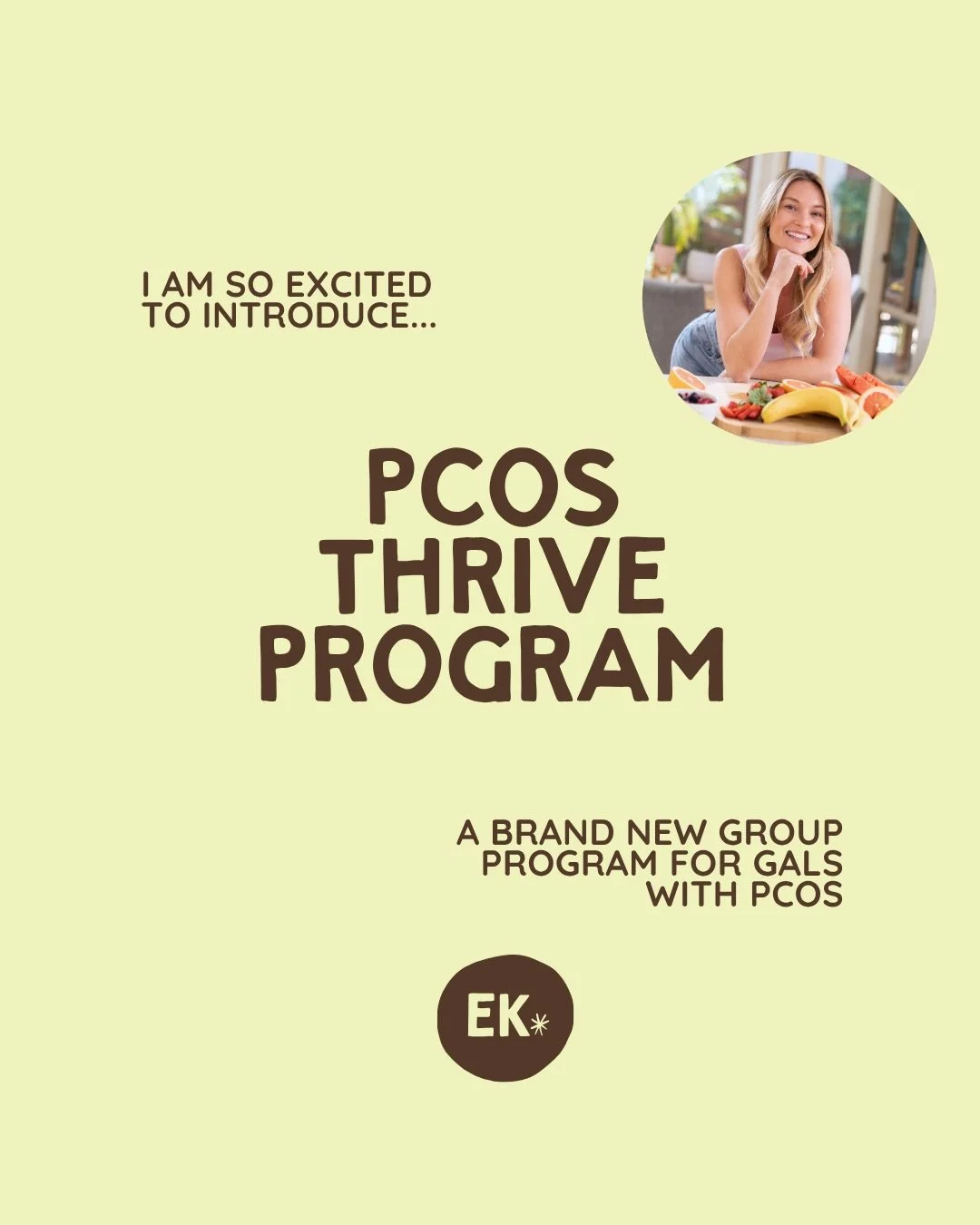 I&rsquo;ve been working hard in the background to create a brand new program for the gals with PCOS 😍💛

This is NOT a pay once and forget program. You will actively be involved in group sessions, community and have access to all my resources and ma