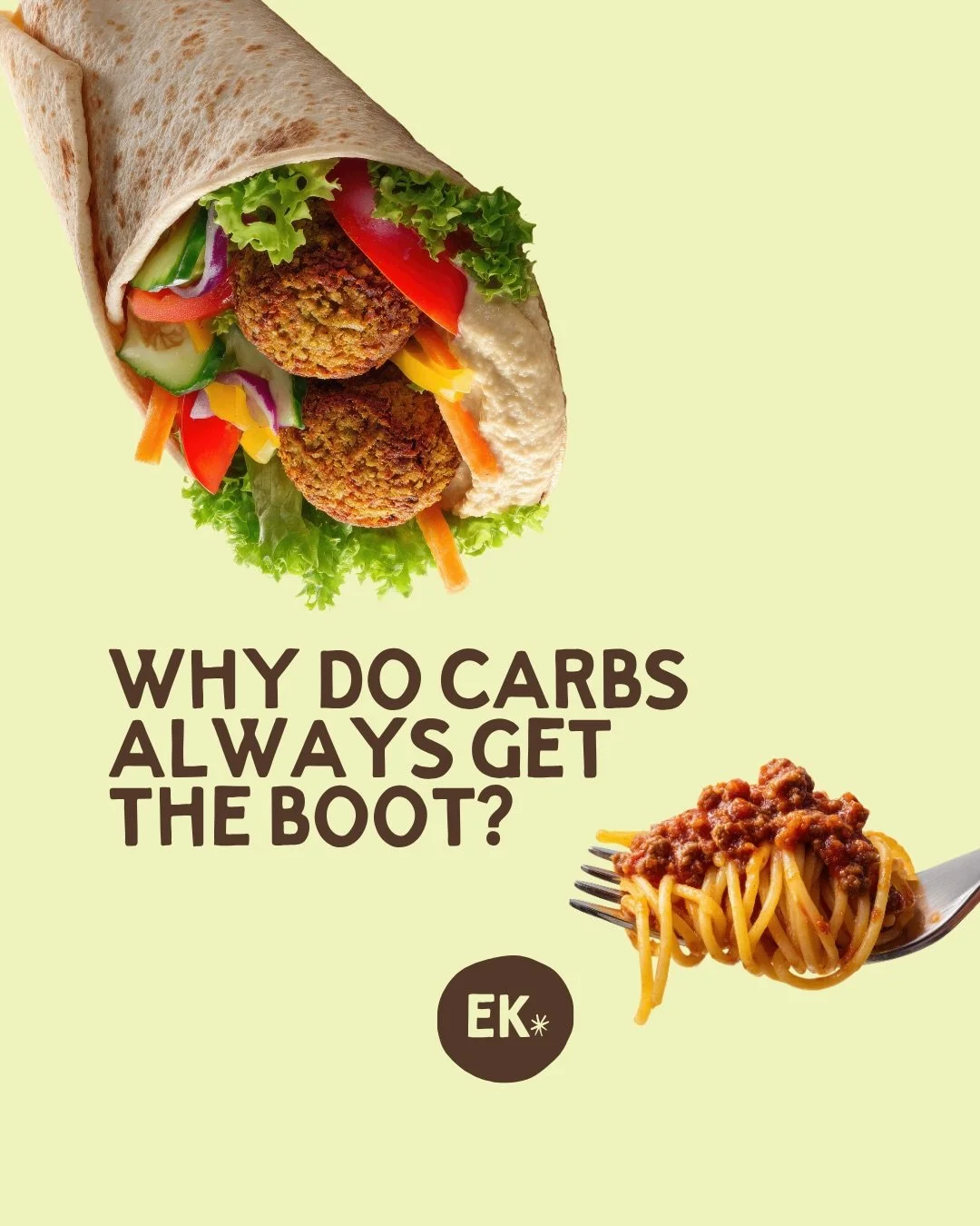 Carb portions, quality, timing and pairing are where so many people go wrong. NOT that we need to cut out carbs completely. 

comment &lsquo;carb&rsquo; to learn how I can support you with healthily incorporating carbs and not derail your progress 😌