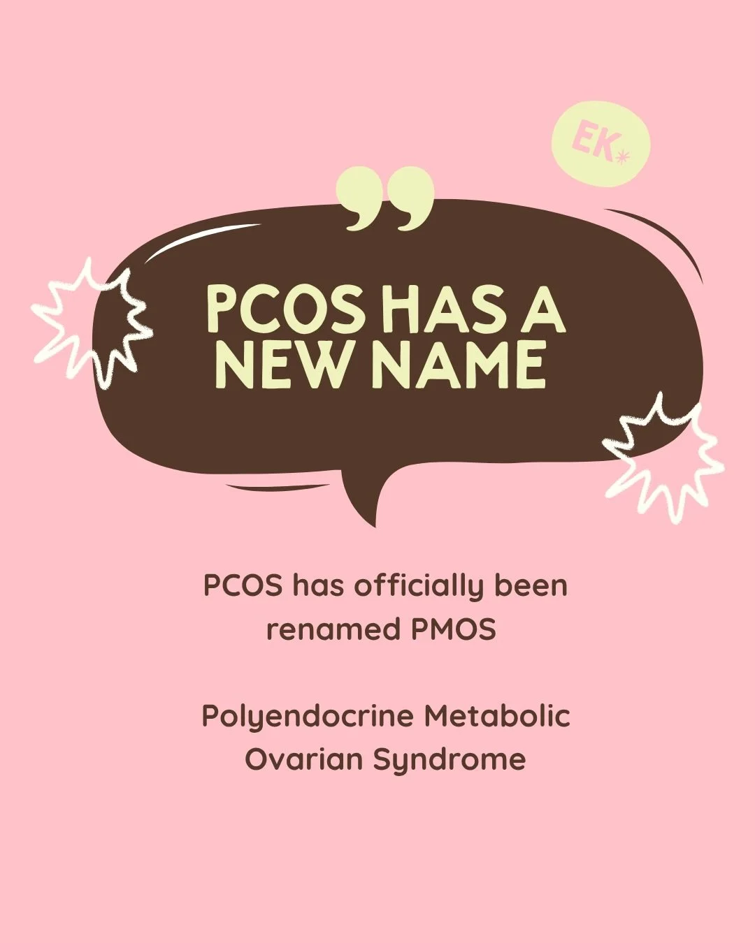 What a day! PCOS has a new name🎉🚨

#pmosdietitian #pmos #polyendocrinemetabolicovariansyndrome #pmosnutrition #pmosshealth