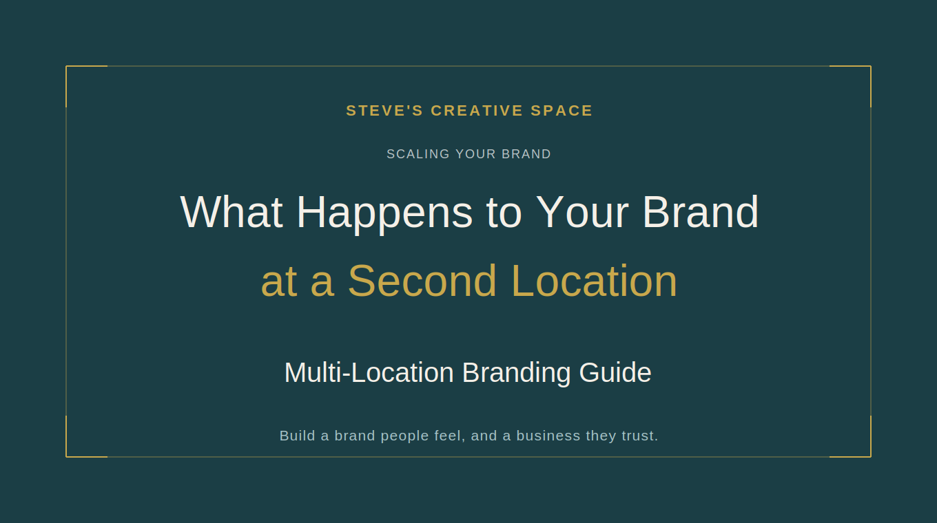 What Happens to Your Brand When You Open a Second Location