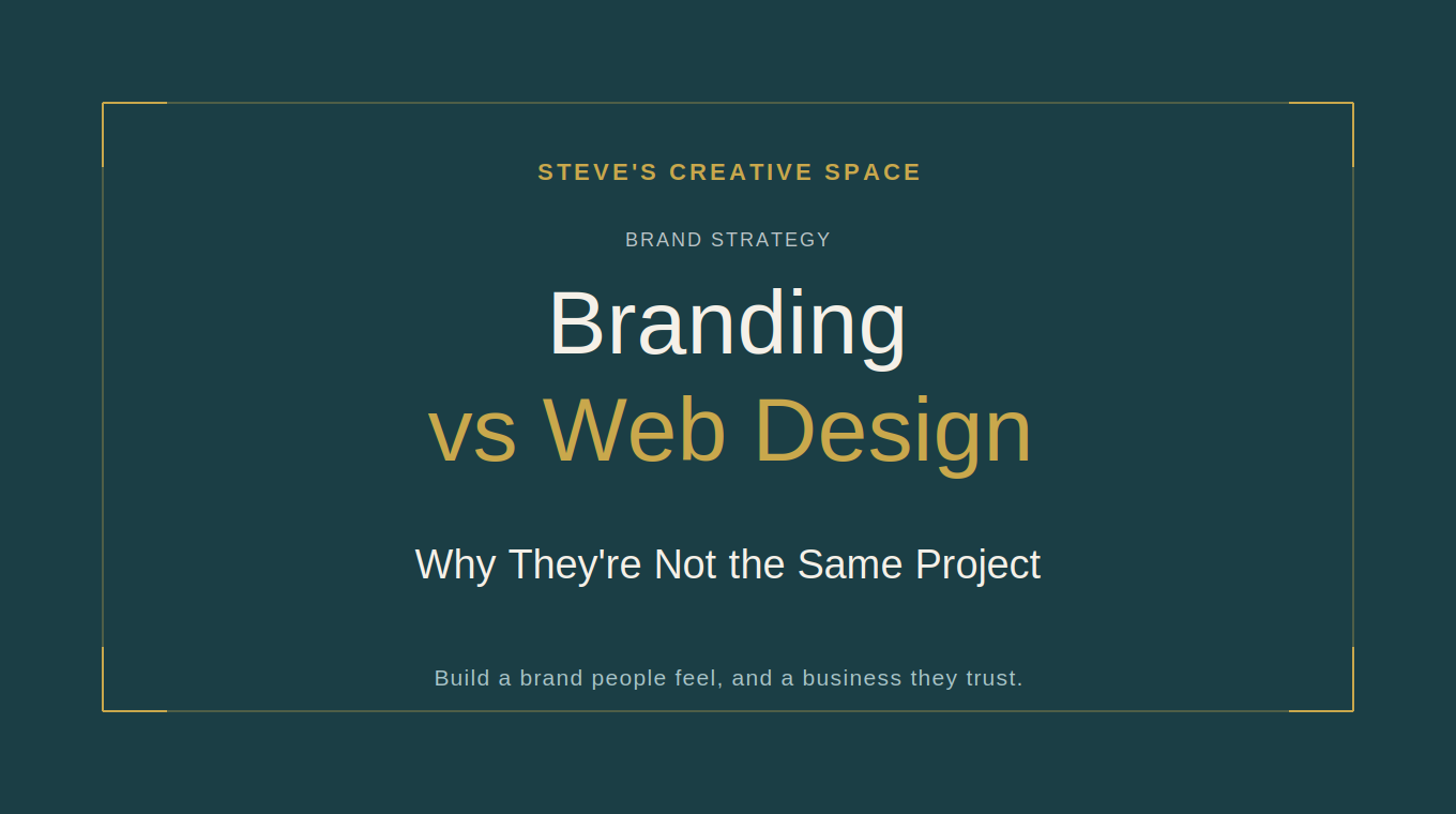 Brand StrategyBranding vs Web Design: Why They're Not the Same Project