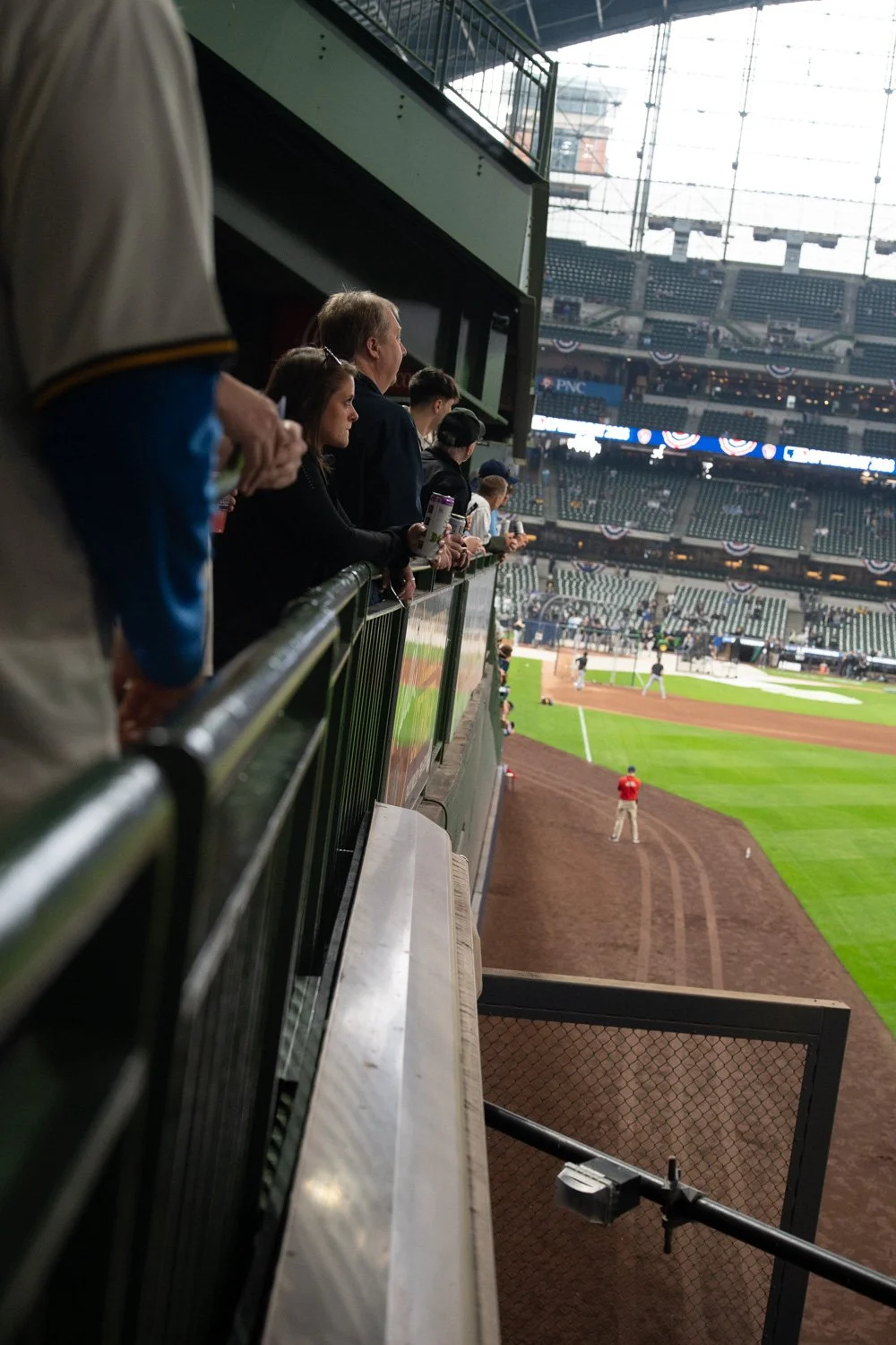 one of the most coveted SRO spots in the entire stadium