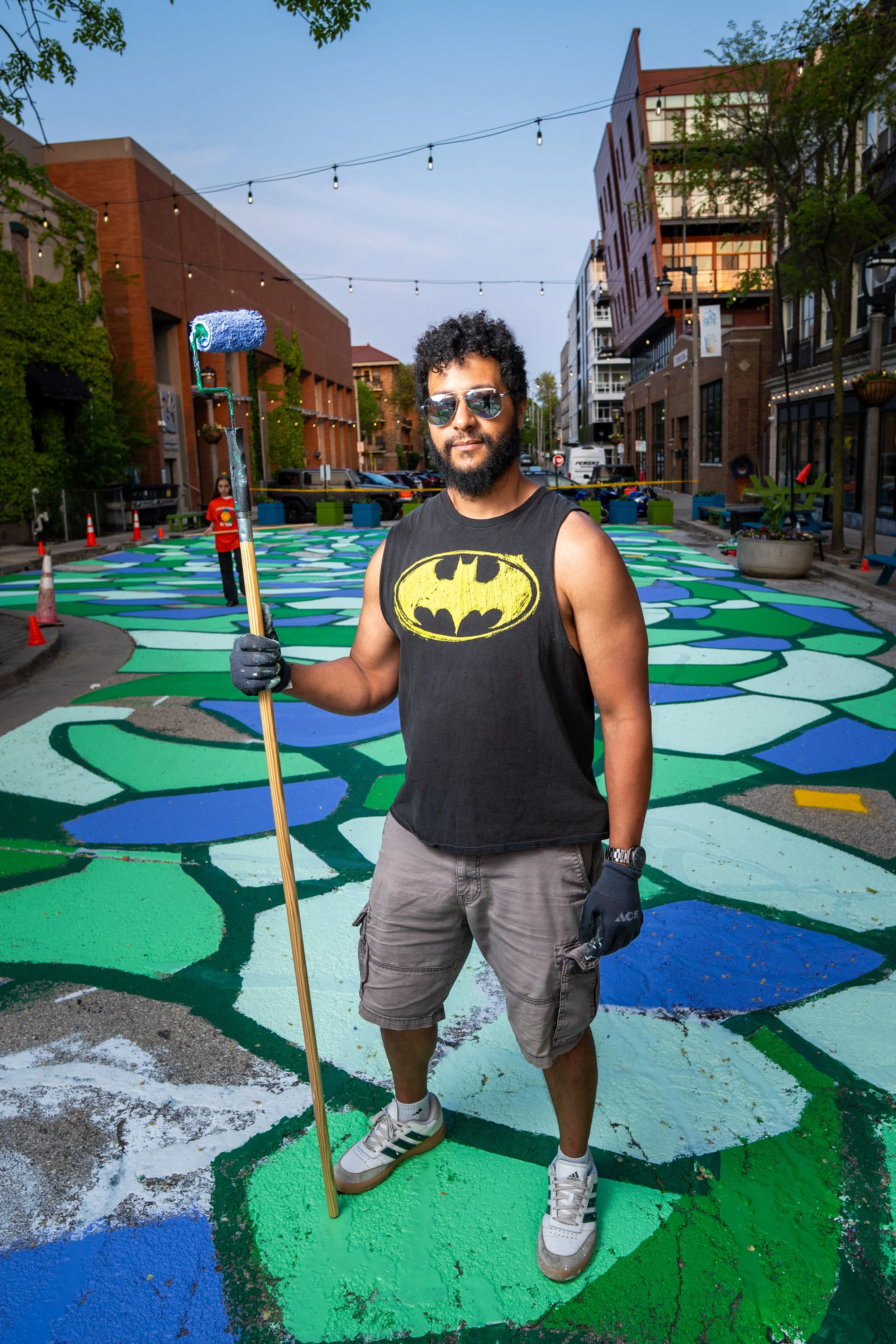 Charlie James Photo - Black Cat Alley street painting-3.jpg