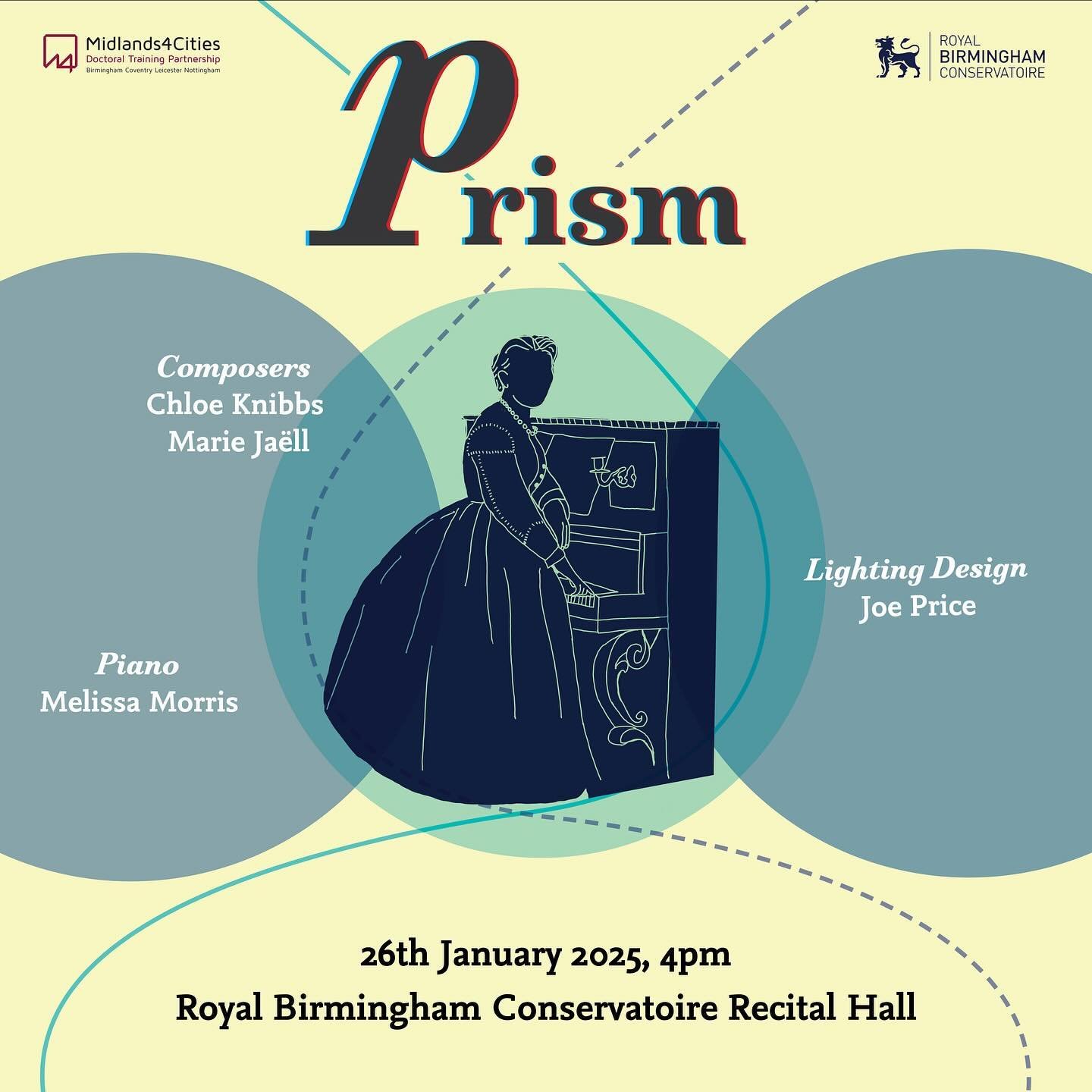 Cheers @ideasloading for this poster for Prism - looking forward to putting the piece together with @melissamorrismusic and @joe2dp in the coning weeks. Tickets in bio #mariejaell #oldworknewwork #deadwomancomposer #musictheatre