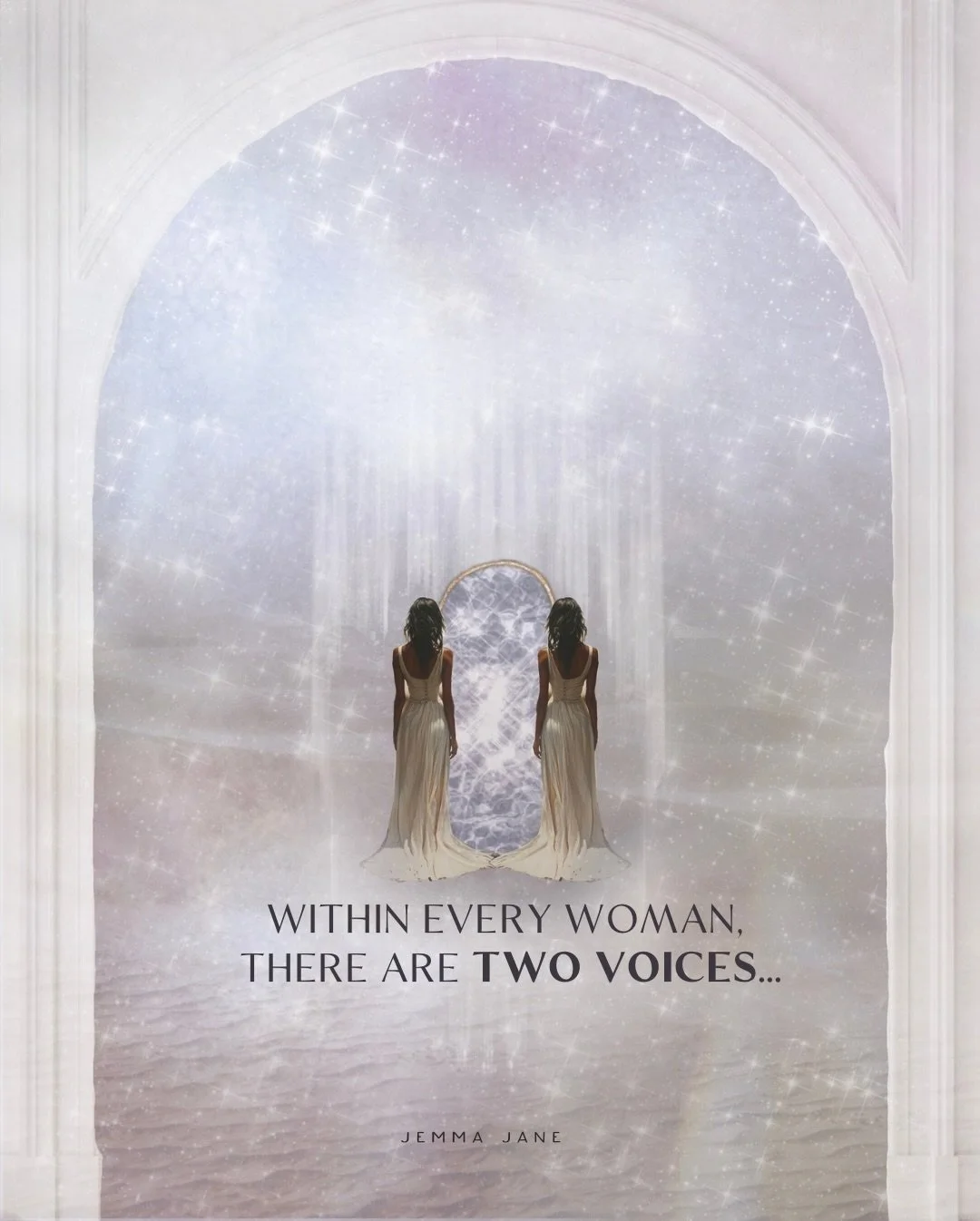 The moment you begin to expand, something inside you will try to pull you back....

One voice gets louder when it can sense an internal shift is taking place 

It knows the safety it has built around itself is crumbling and it will stop at nothing to