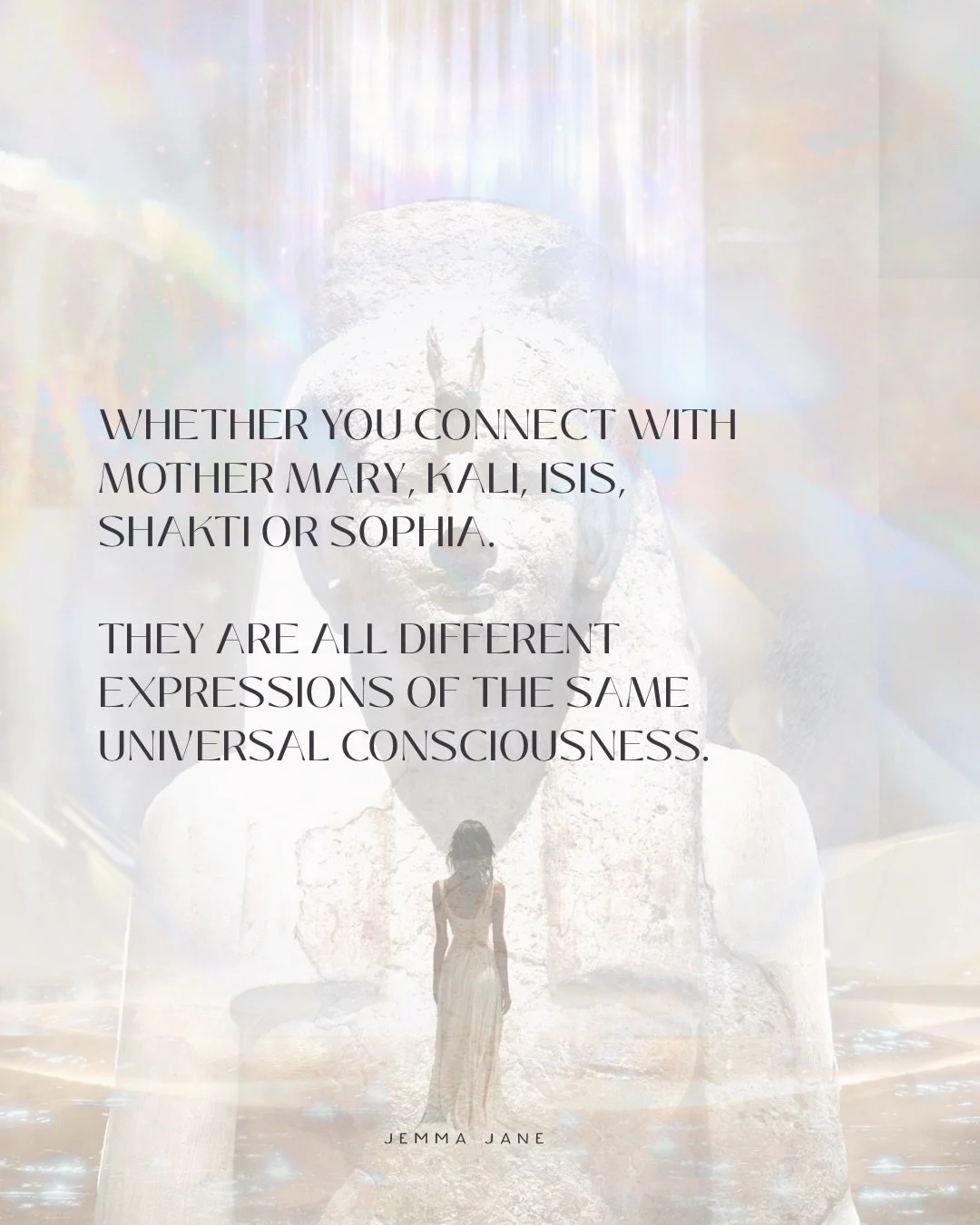 When we start to understand spirituality as energy. We begin to see that the divine has many different qualities and expressions.

The Divine Mother is one of those expressions. And within her there are many threads unconditional love, fierce protect