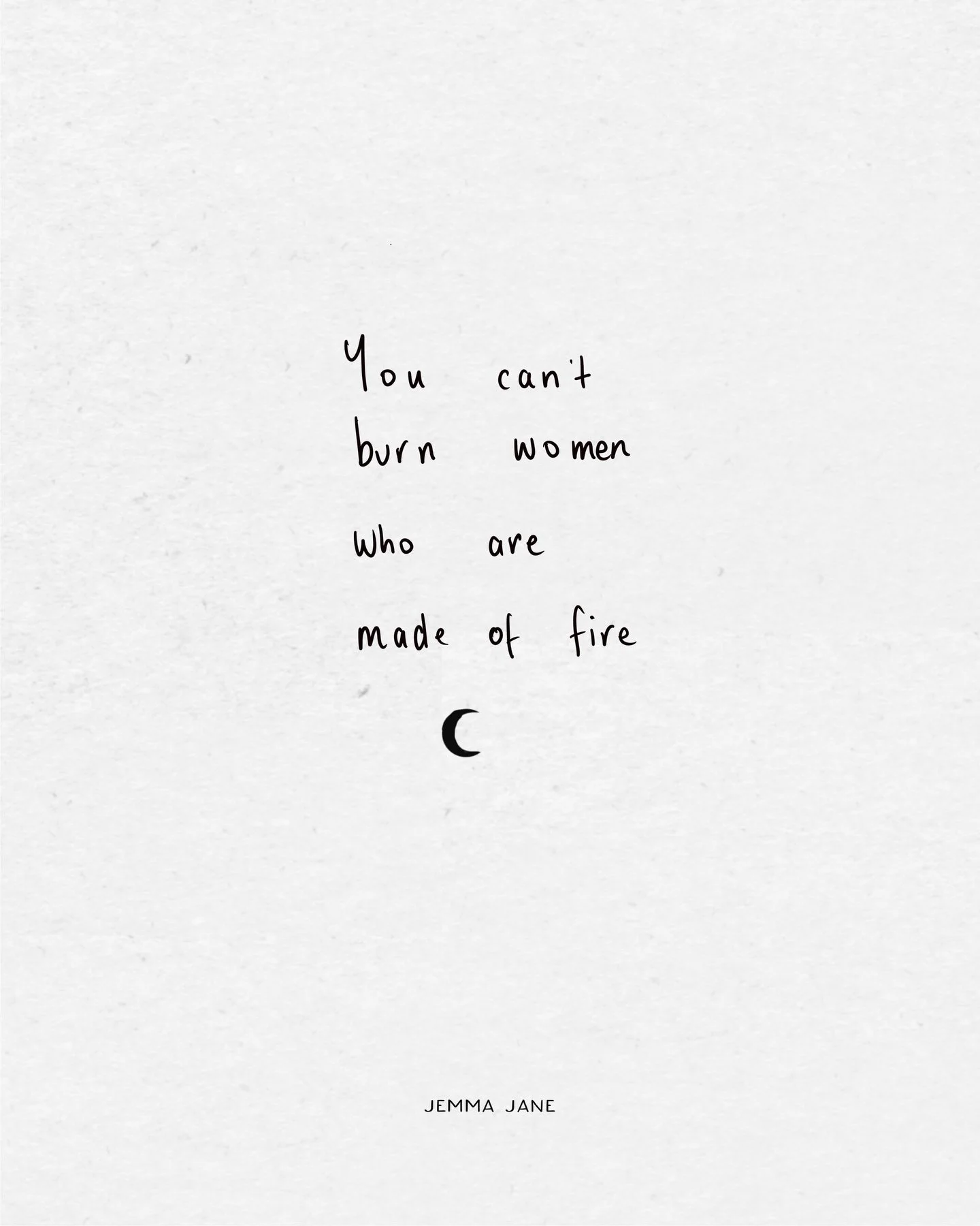 You can&rsquo;t burn women who are made of fire. 🔥

Some of us were born into families where we were the ones here to break the cycle. Not to sit on the sidelines. We are the ones who brought the match.

I have heard my whole life that I was too ass