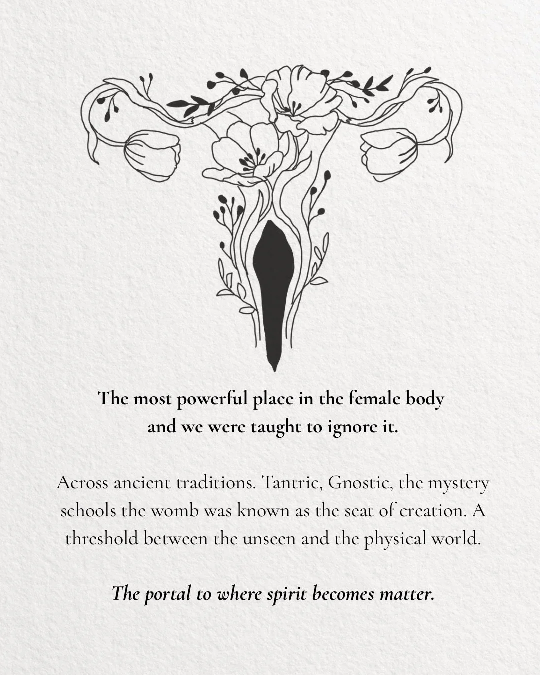 Your womb and your throat are connected and the ancients knew it.

For centuries women have been systematically disconnected from the most powerful place in their body. Shamed for their bleed, put on the pill as teenagers, taught that their cycle was