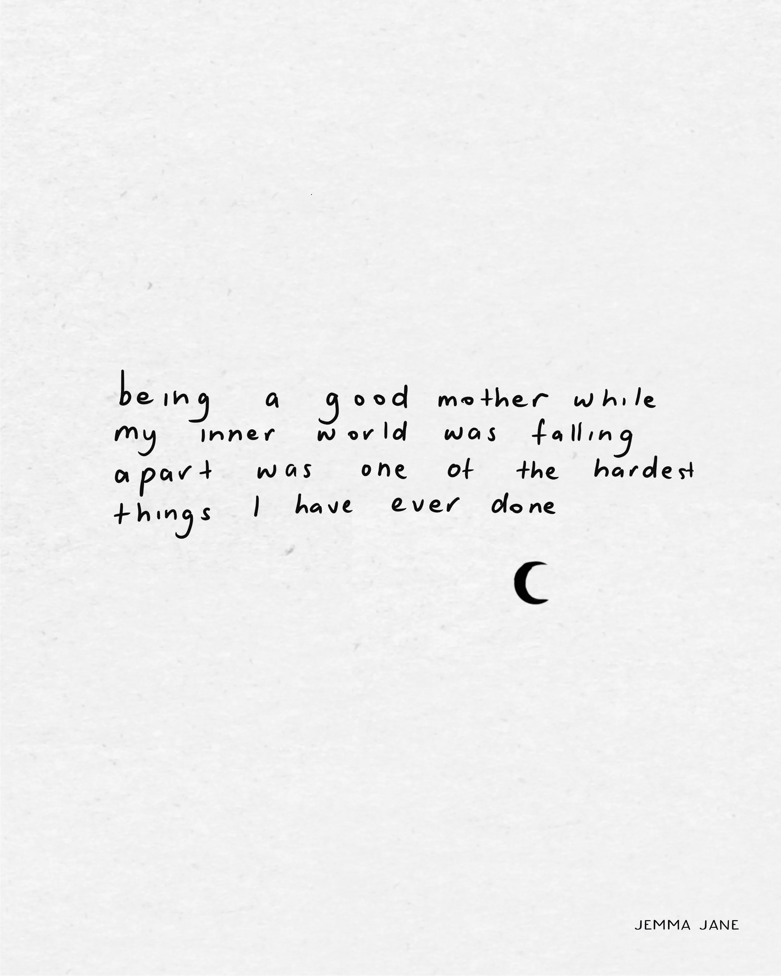 The move from maiden to mother broke something open in me.

Not in the fun yay you&rsquo;re a mum way. In the real way that strips you down and asks you to look at every wound you were handed and never asked for.

I think about the mother wounding a 