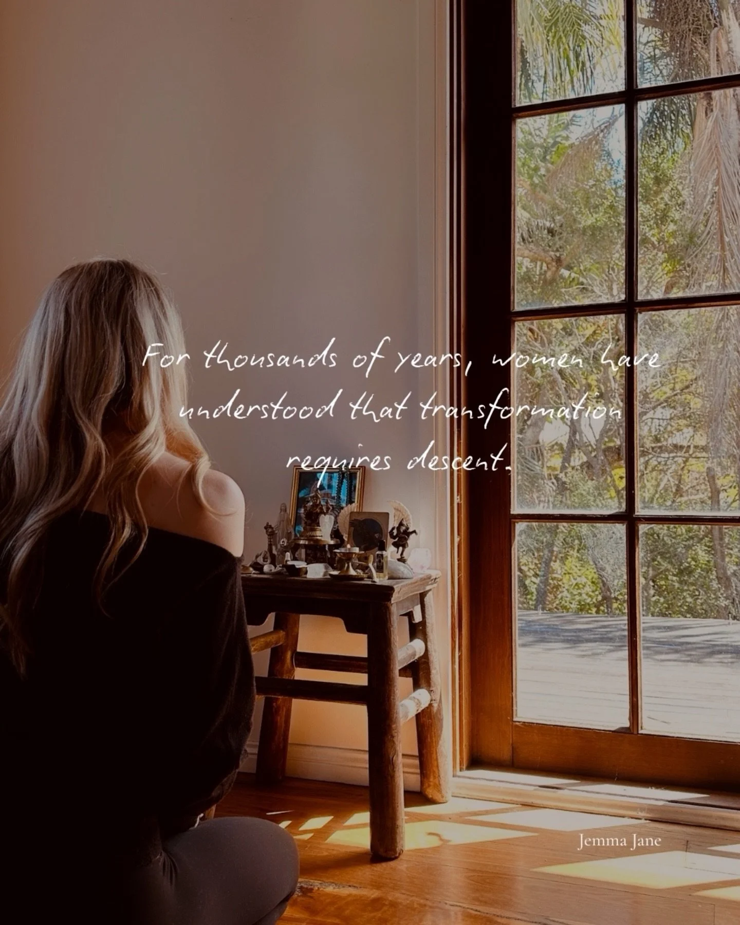 I think one of the things we have forgotten is how to honour the moments that change us.

We are so used to moving forward that we rarely stop to acknowledge when we have crossed a threshold. We finish the relationship, have the baby, lose someone, l