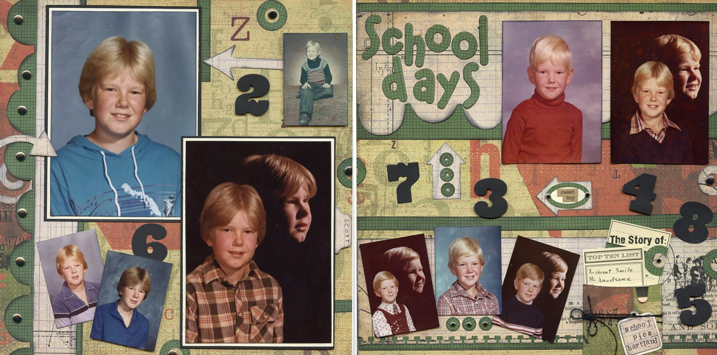 It's elementary: scrapbooking school pics