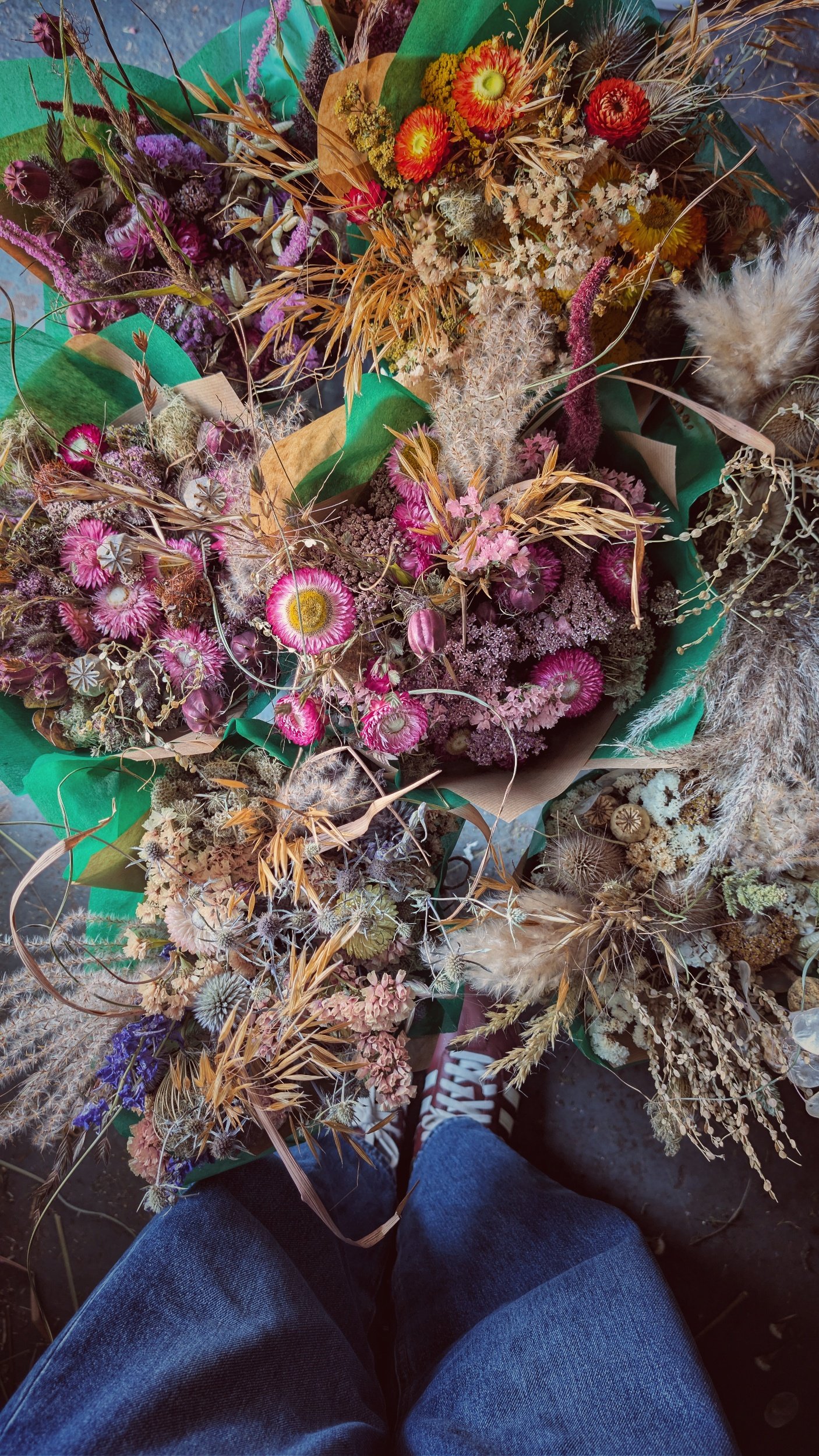 One-of-a-Kind Dried Flower Bouquet