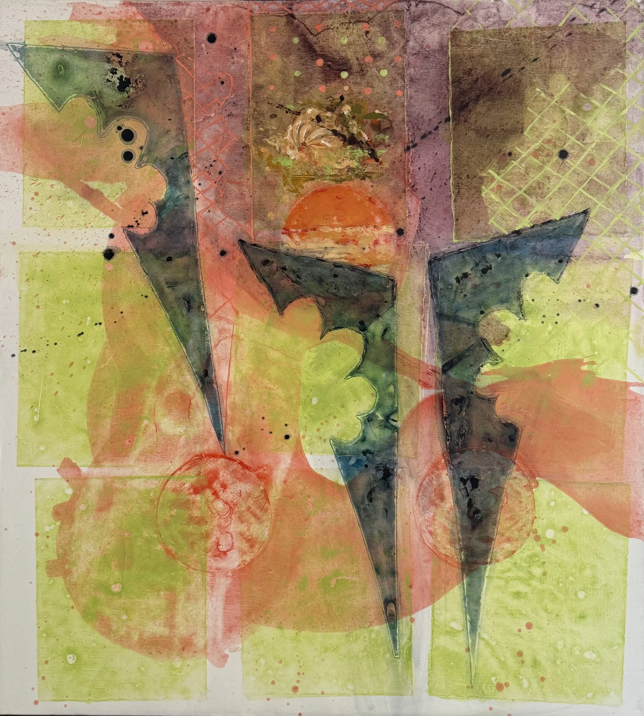 345-Season on the Line(5), 40"x36",oil on canvas, 2025