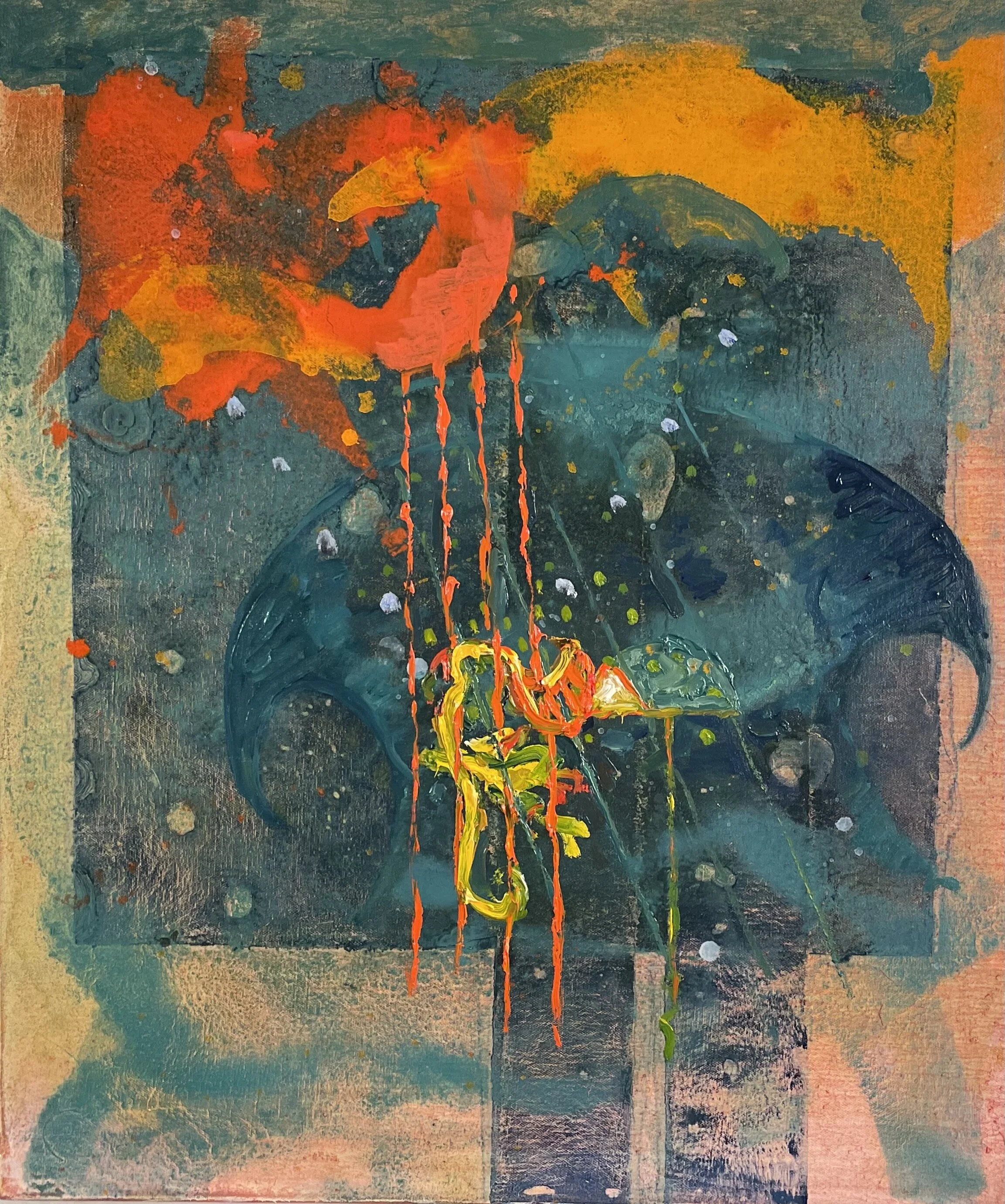 209FF 9, oil on canvas, 21"x25", 2021