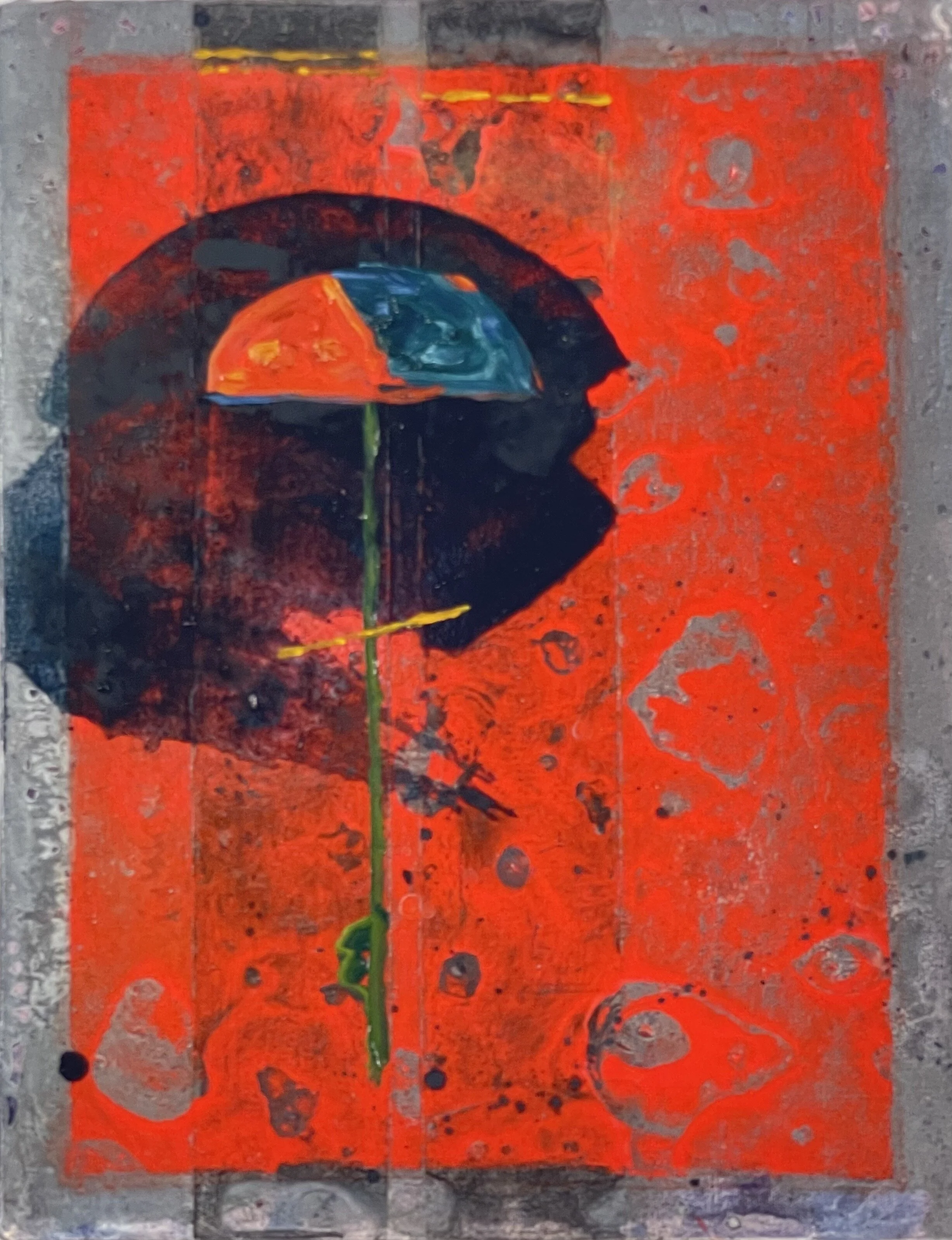 209FF 1, oil on canvas, 14"x18", 2021