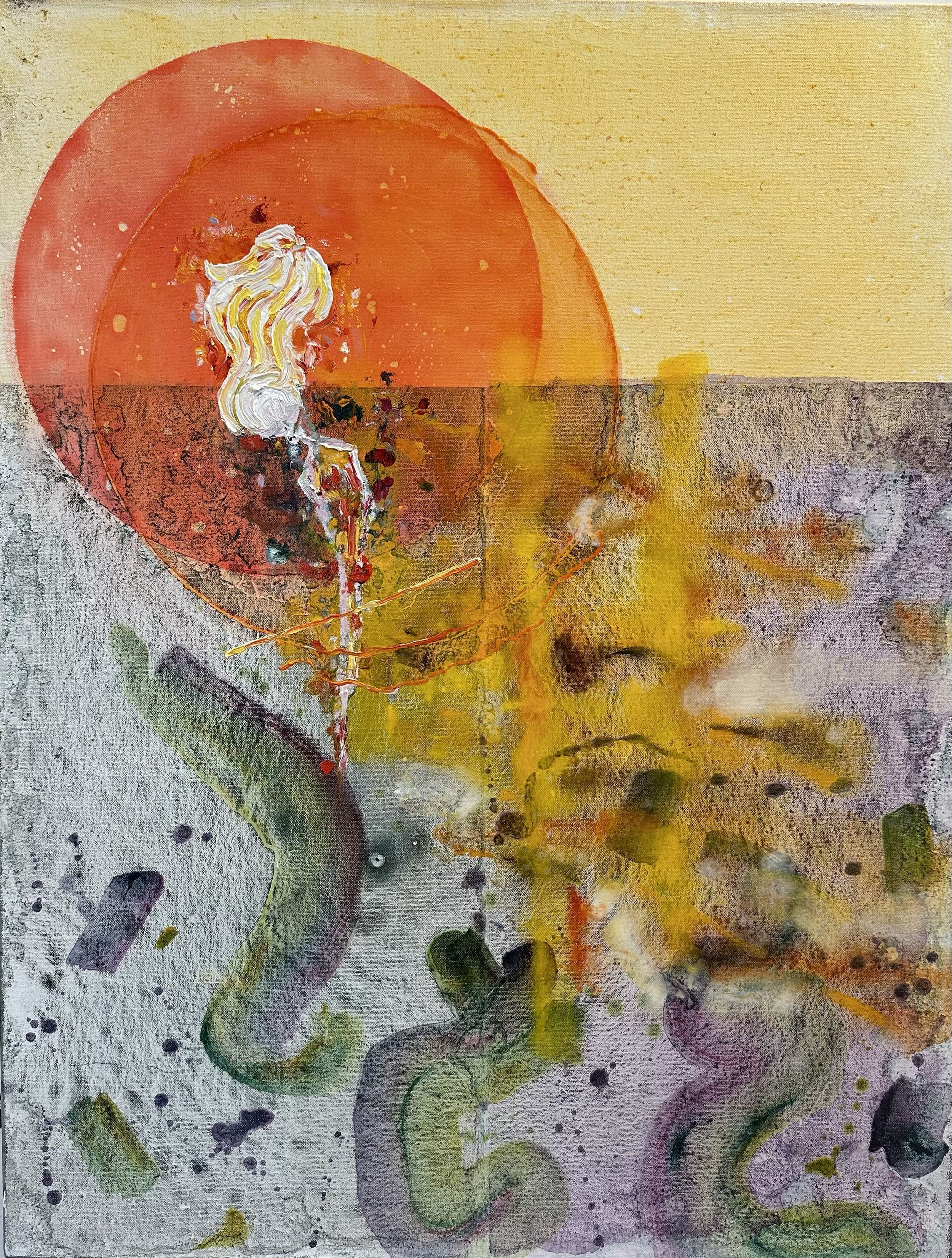 209FF 54, oil on canvas, 34"x26", 2023