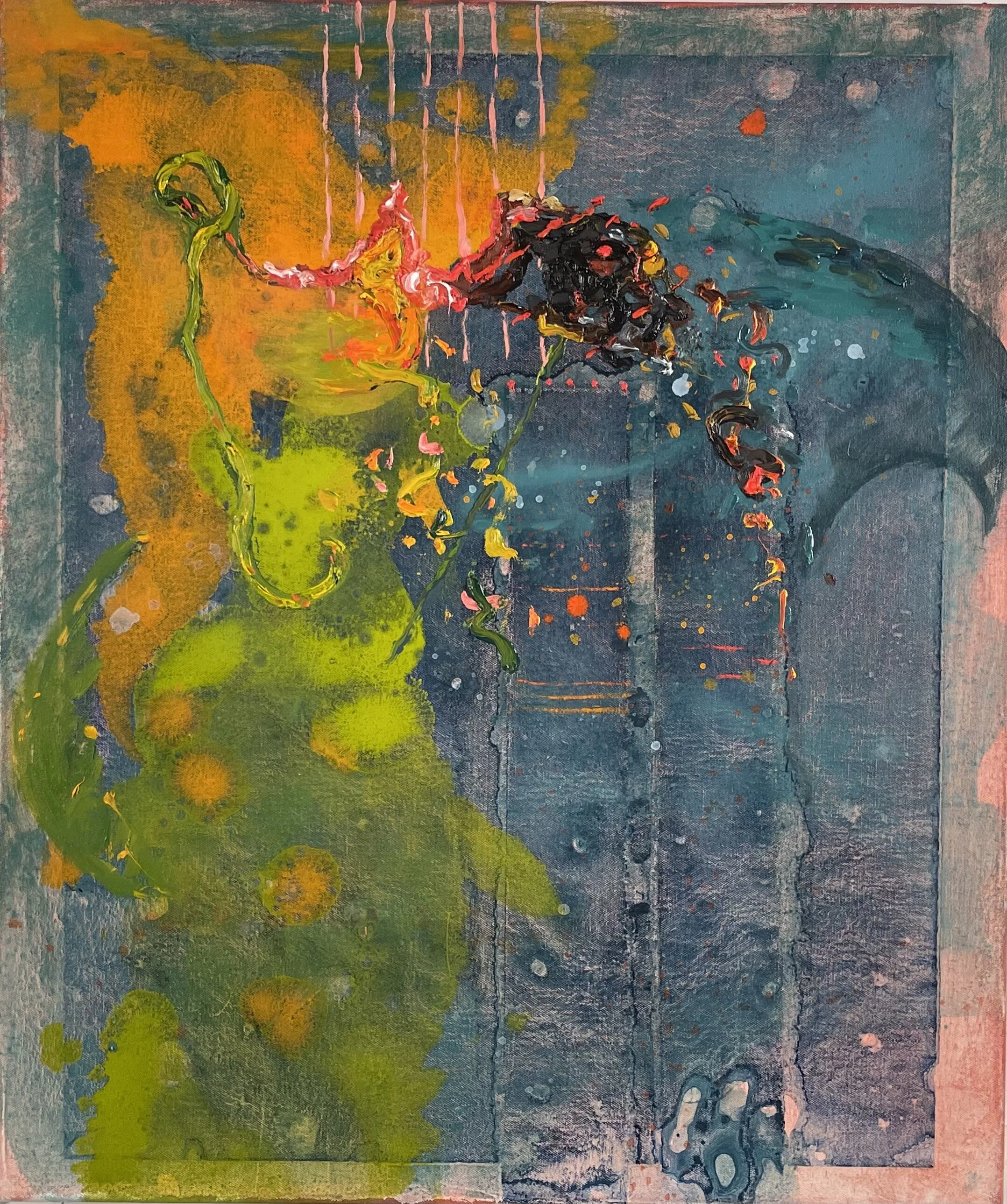 209FF 10, oil on canvas, 22"x26", 2021